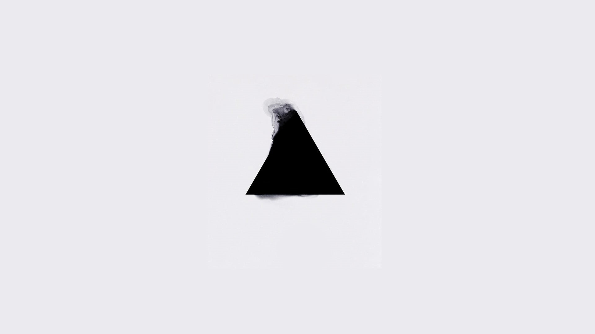 day, 1080P, geometry, isolated, still life, letter, untitled, no people, digital art, minimalism, copy space, triangle shape, single Object, architecture, HD Wallpaper
