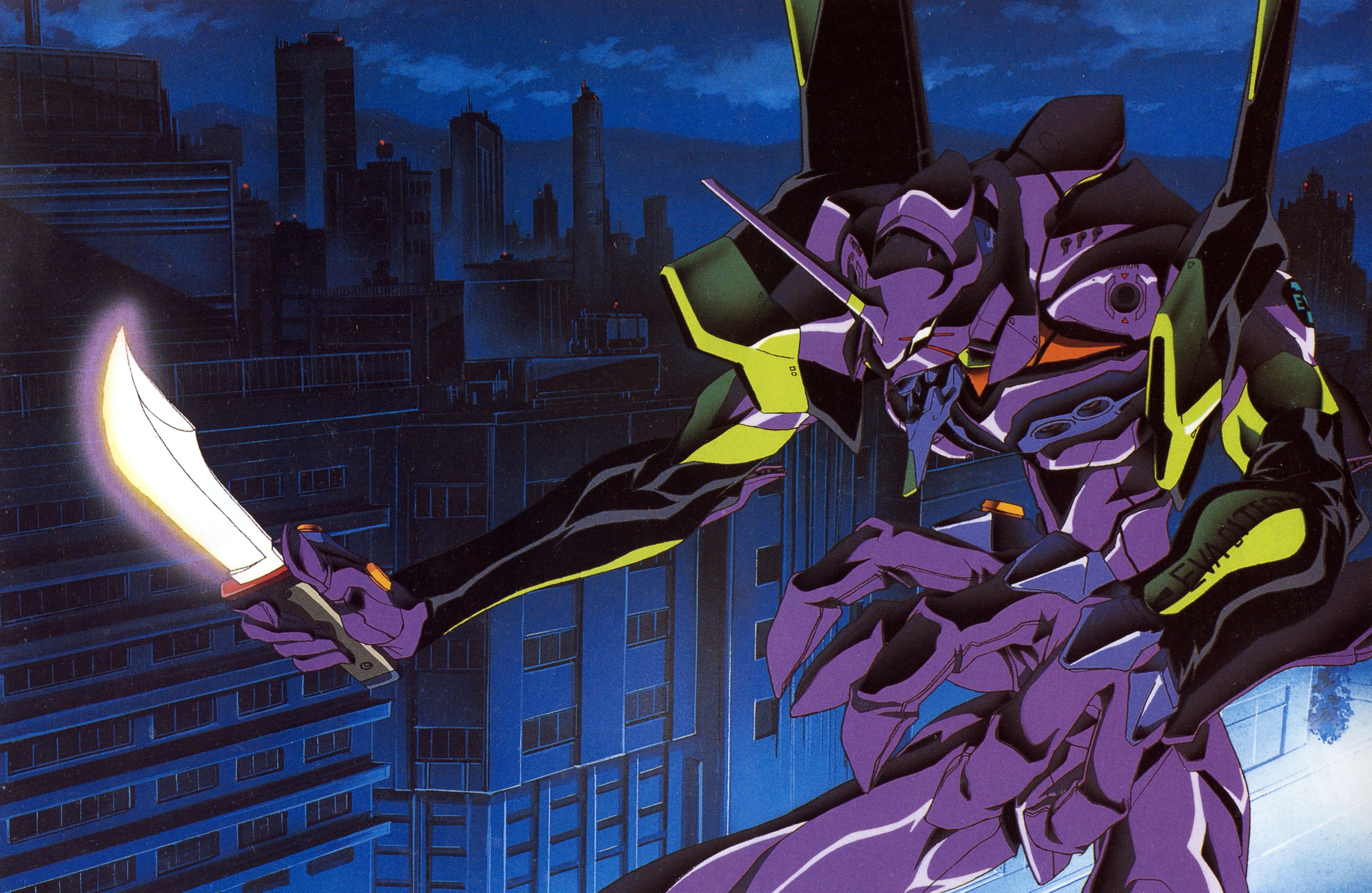 5K, anime, Neon Genesis Evangelion, HD Wallpaper
