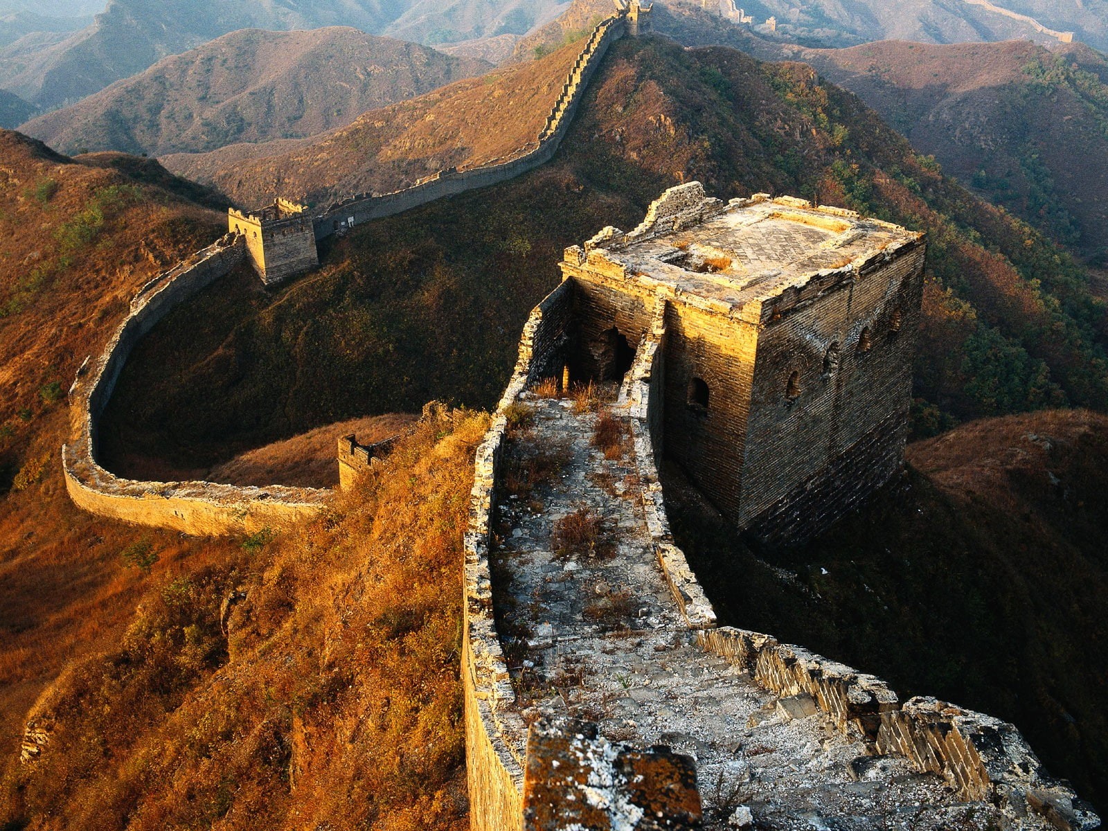 beauty in nature, fort, non-urban scene, travel, travel destinations, nature, ancient civilization, ruined, China, built structure, day, mountain, scenics - nature, HD Wallpaper