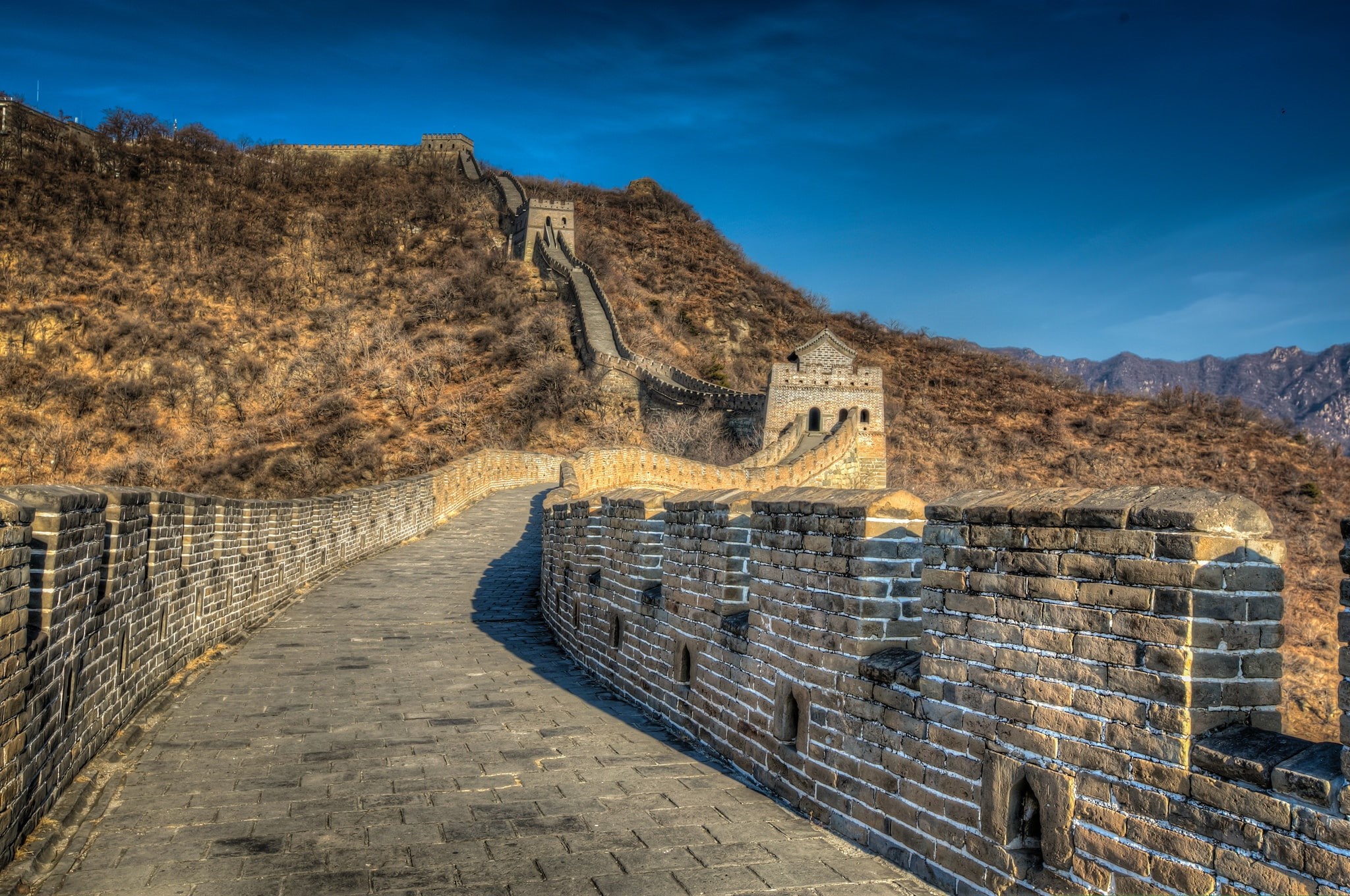 China, Great Wall, 1080P, Beijing, Huairou, HD Wallpaper