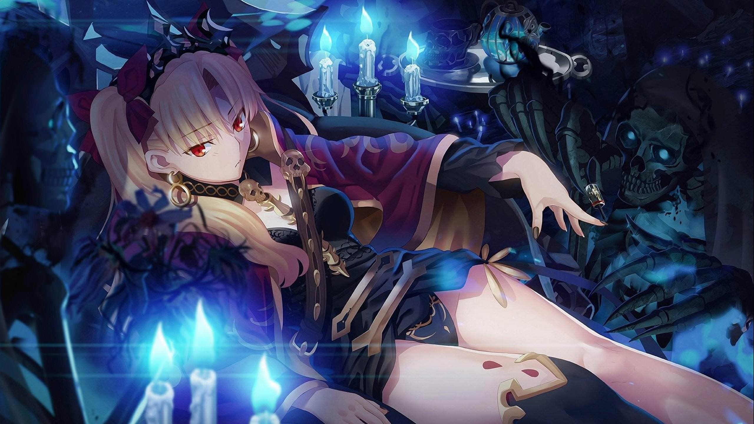 human representation, mask, people, illuminated, Fate/Grand Order, women, high angle view, representation, arts culture and entertainment, real people, HD Wallpaper