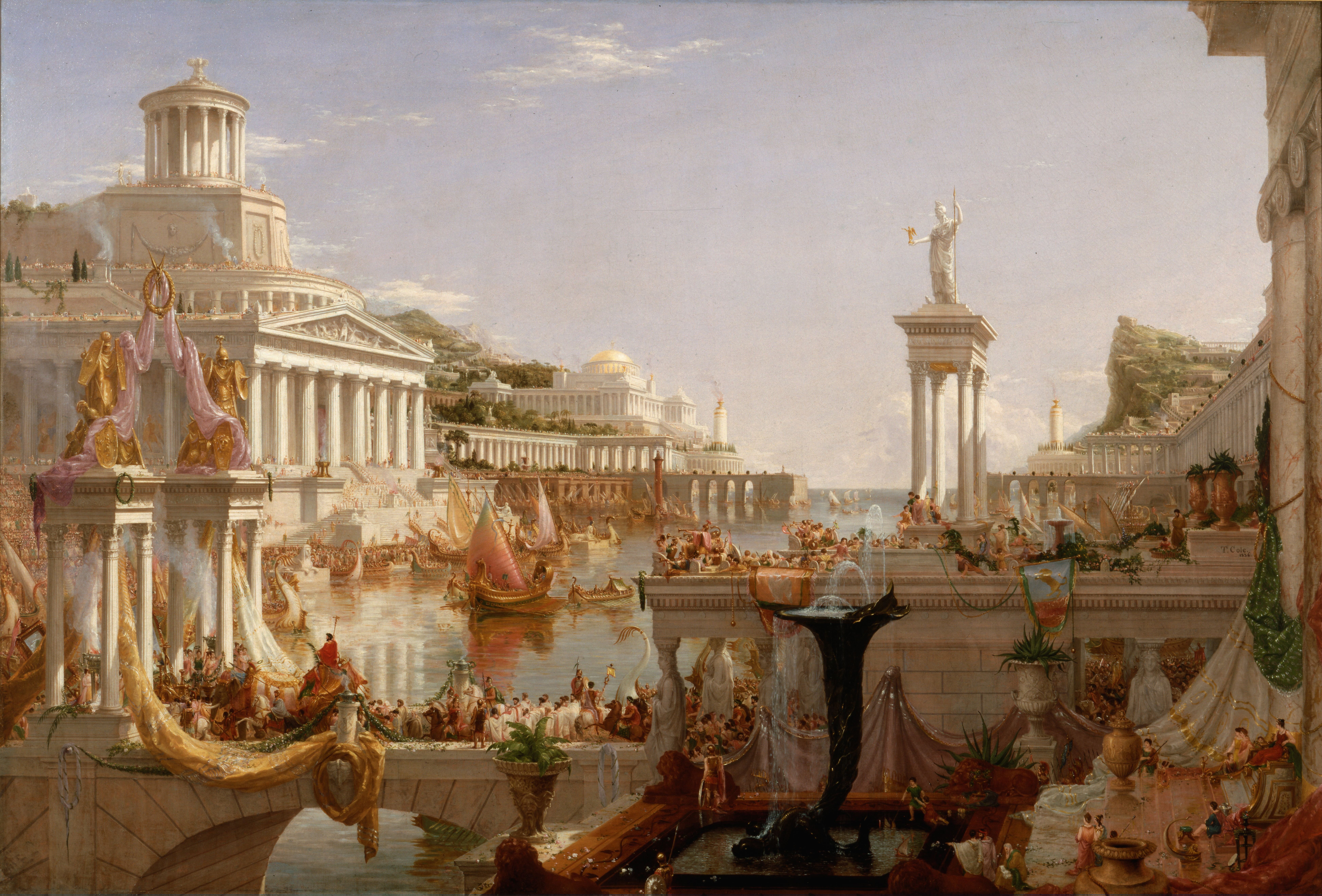 painting, Ancient Rome, canvas, 8K, roman empire, HD Wallpaper