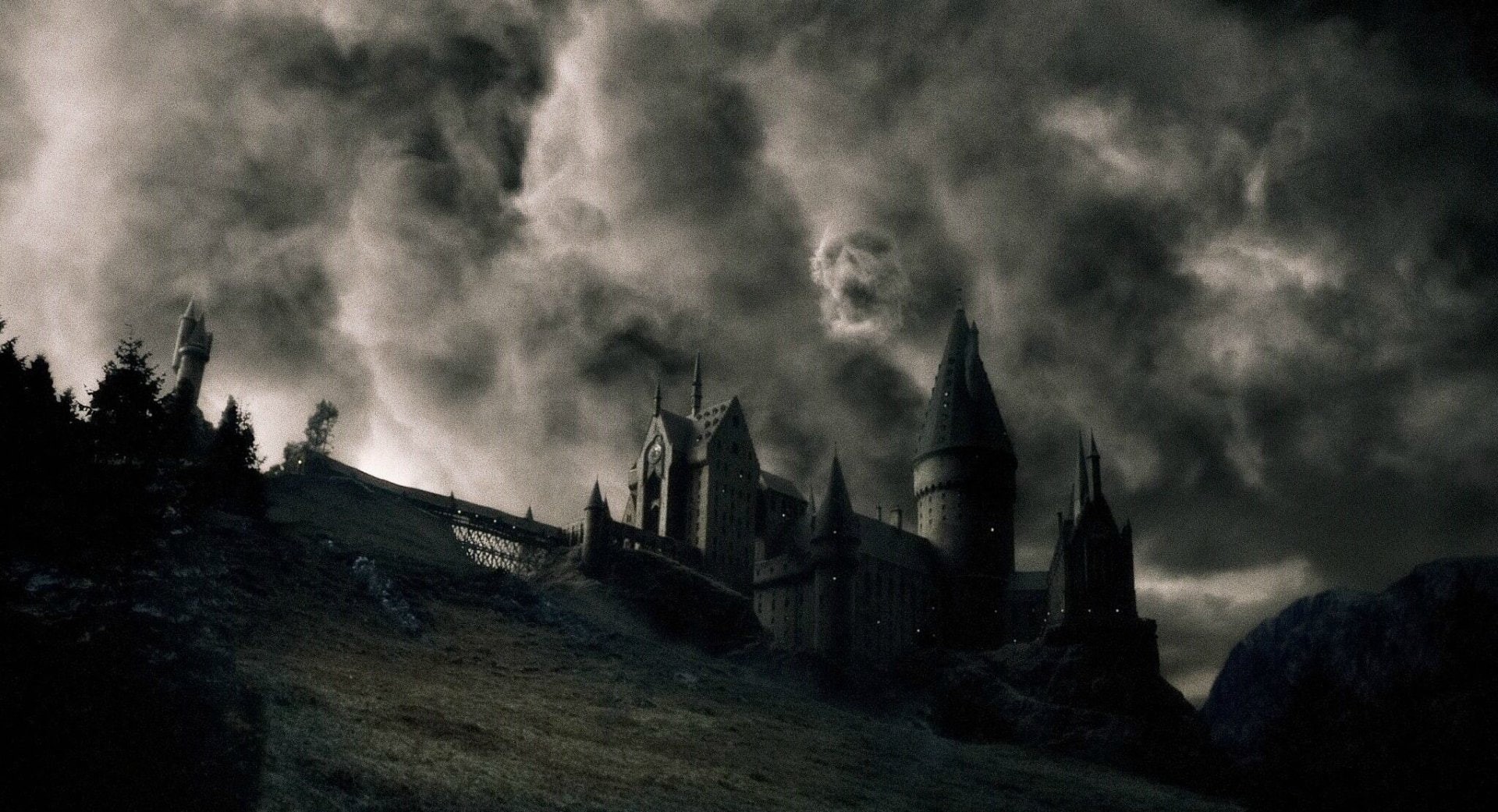 1080P, Harry Potter, Hogwarts Castle, HD Wallpaper