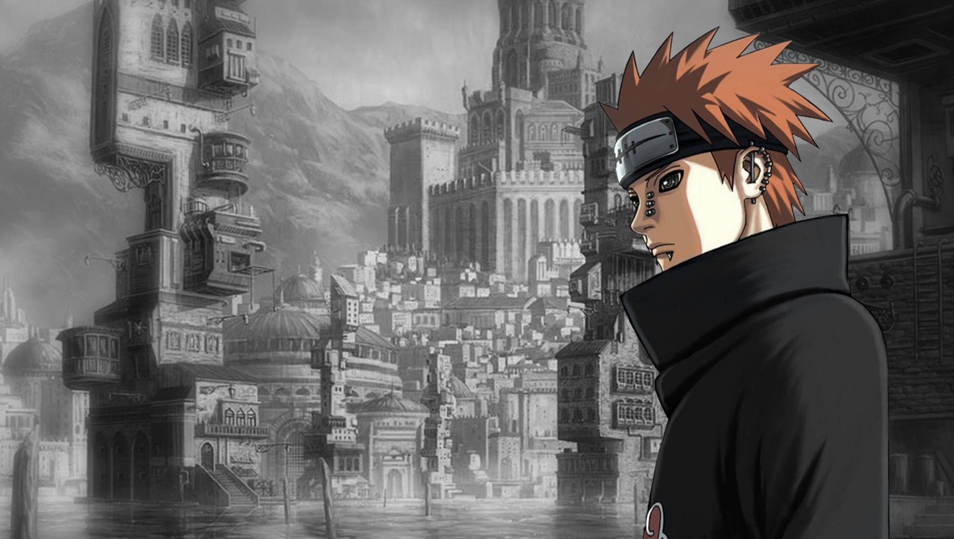 leisure activity, adult, shippuden, 720P, one person, Naruto Shippuuden, real people, waist up, men, architecture, religion, building exterior, HD Wallpaper