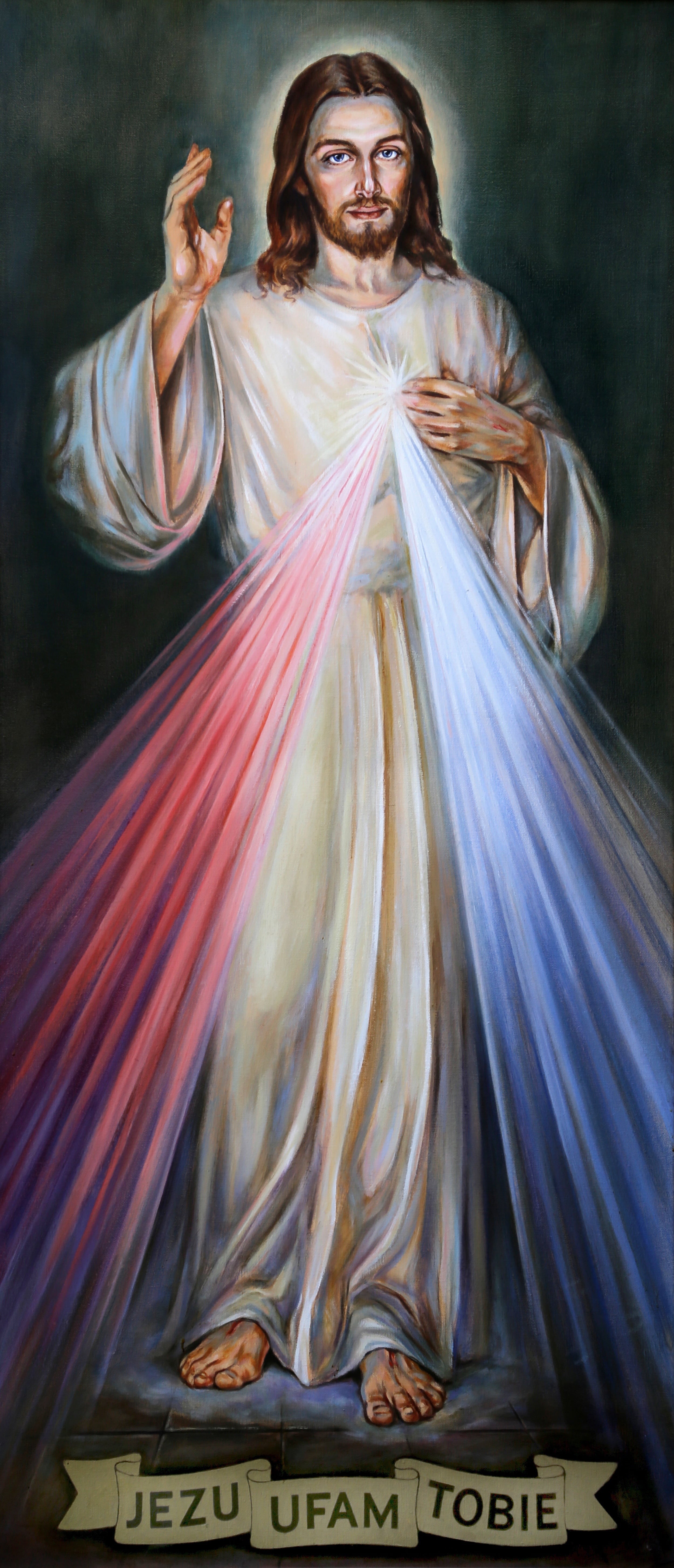 jesus christ, portrait, angel, front view, building, heart, one person, spirituality, standing, belief, catholic, real people, full length, visual Art, Phone HD Wallpaper
