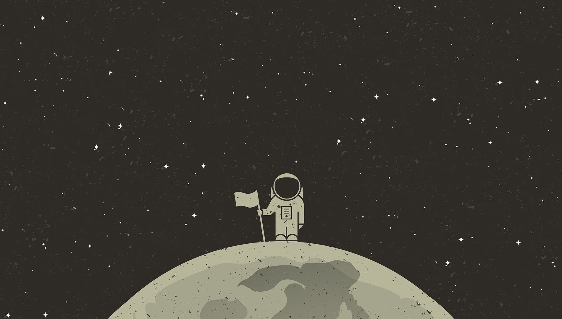 religion, simple background, sky, spirituality, 720P, simple, flag, astronaut, building exterior, built structure, star - space, space, galaxy, outdoors, HD Wallpaper