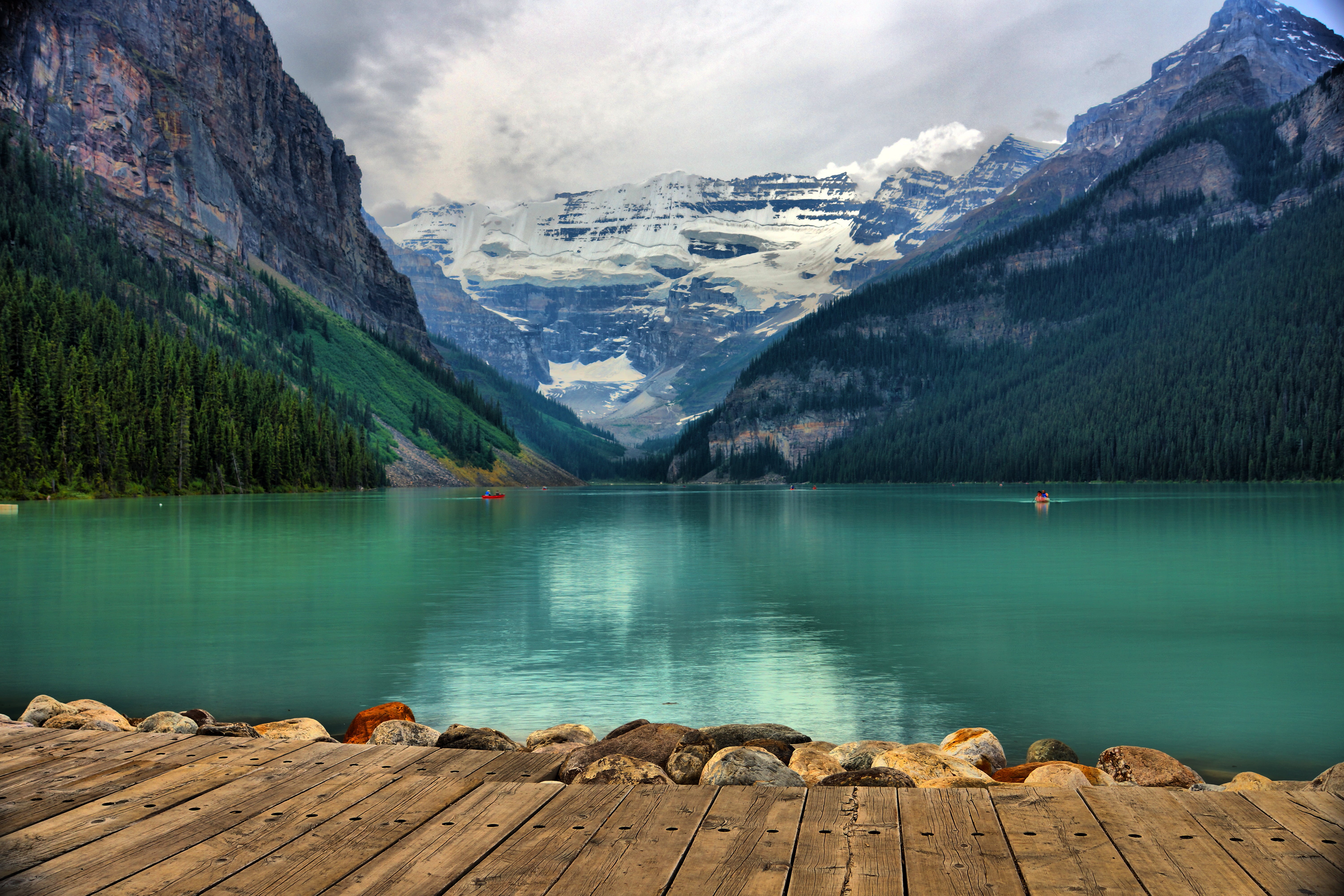 sky, louise, tree, sony  alpha  77, autumn, summer, daytime, outdoors, mountain Range, canada, calm, blue, scenics, lake, alberta, mountain, project, water, HD Wallpaper