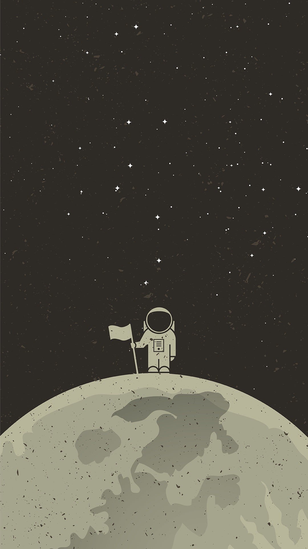 holding, vector, close-up, portrait display, person, night, standing, table, digital art, illustration, astronaut, shape, minimalism, universe, copy space, Phone HD Wallpaper