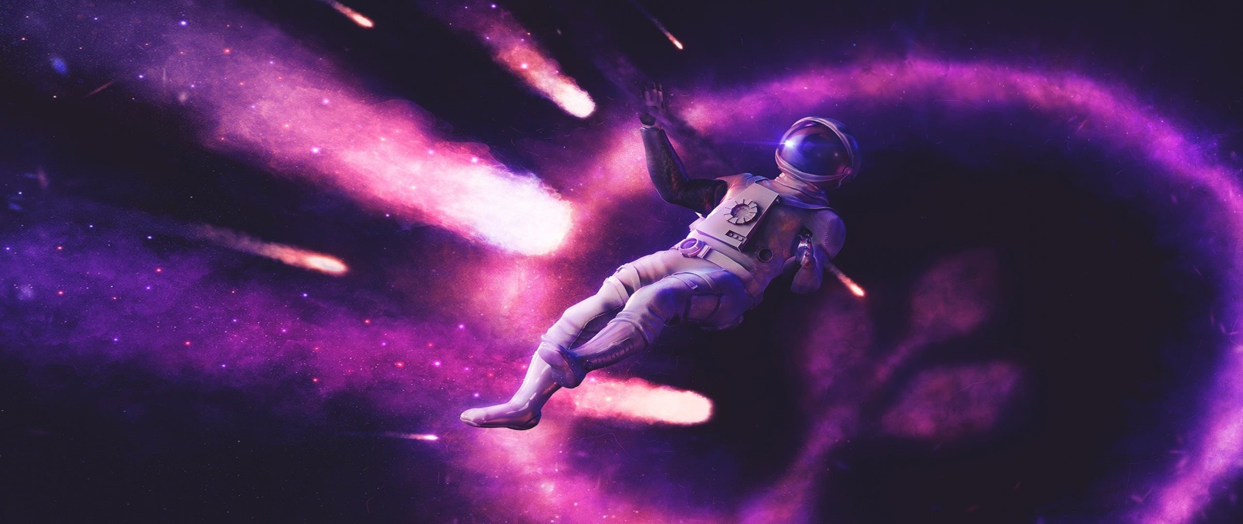 helmet, arts culture and entertainment, illuminated, sport, ultra-wide, 2K, adult, space, young adult, full length, headwear, science fiction, suit, space art, HD Wallpaper