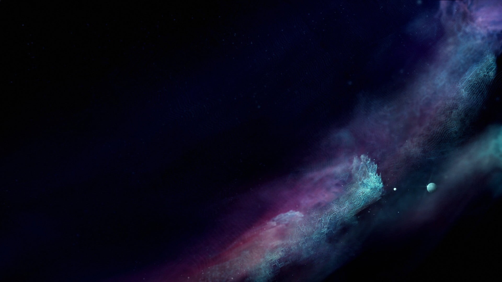 smoke - physical structure, purple, dark, phenomenon, digital art, cloud - sky, stars, space art, mystery, no people, indoors, night, vitality, astronomy, HD Wallpaper