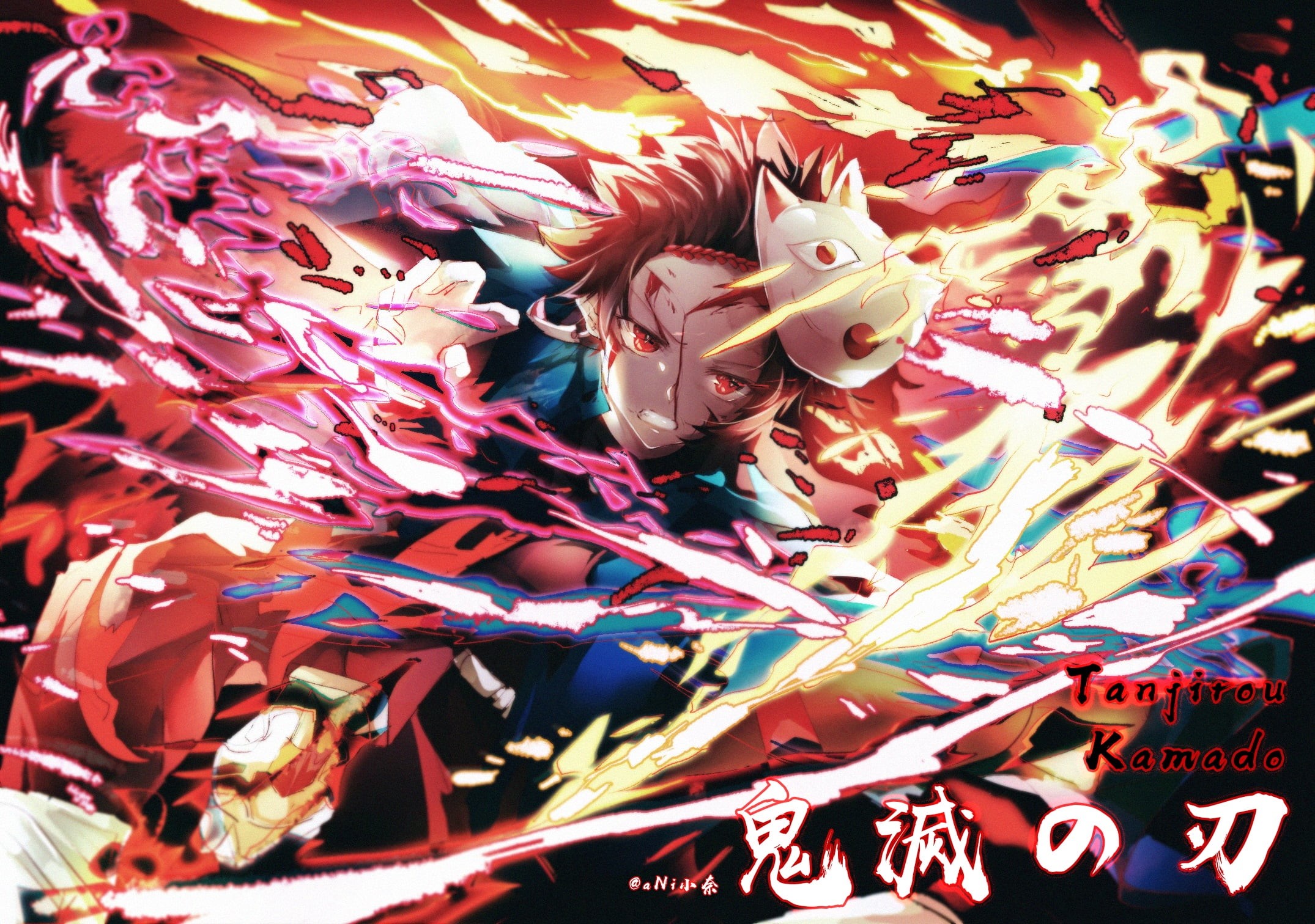 Tanjirou Kamado, Demon Slayer: Kimetsu no Yaiba, 1080P, Anime, HD Wallpaper