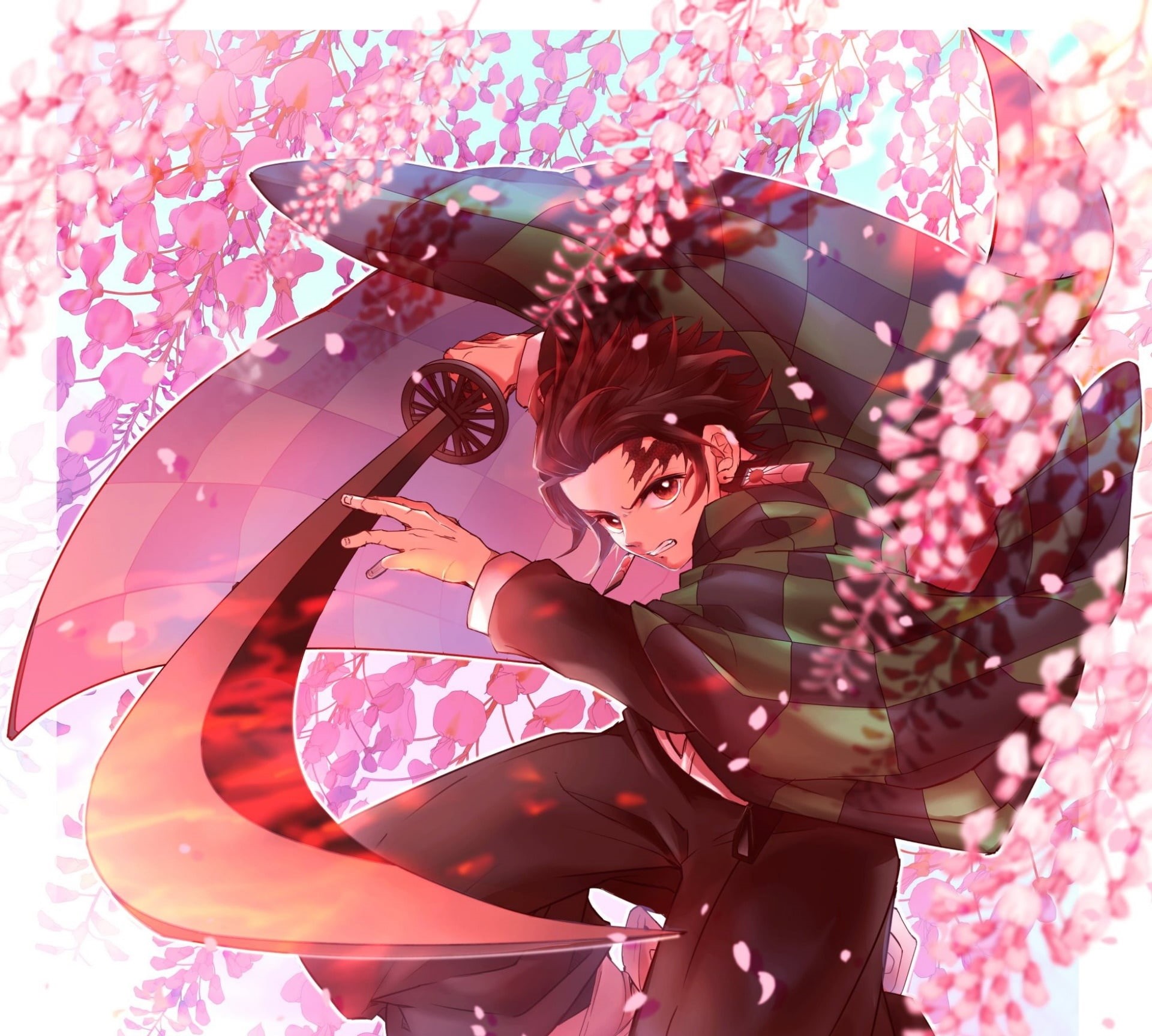 Demon Slayer: Kimetsu no Yaiba, Anime, Tanjirou Kamado, 1080P, HD Wallpaper