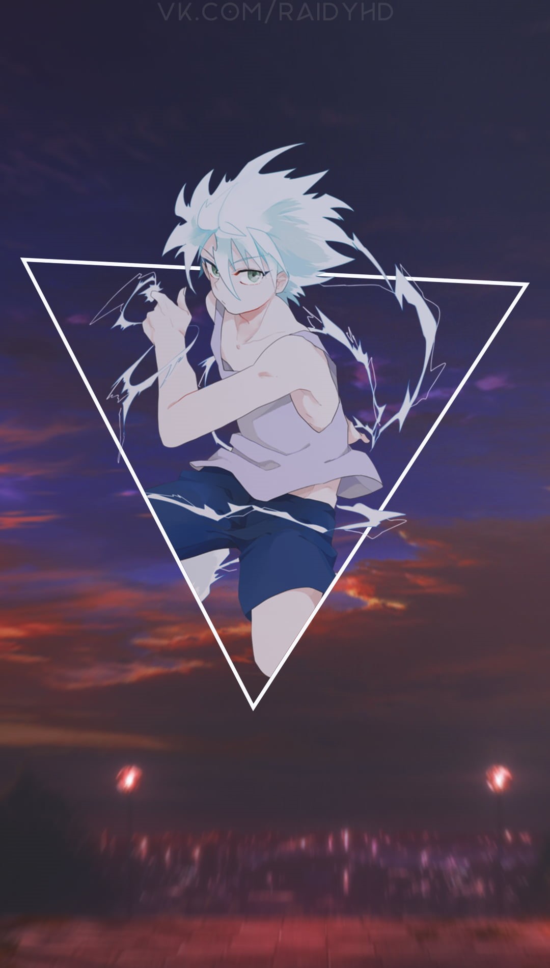 picture-in-picture, Hunter x Hunter, Killua Zoldyck, anime boys, anime, 720P, Phone HD Wallpaper