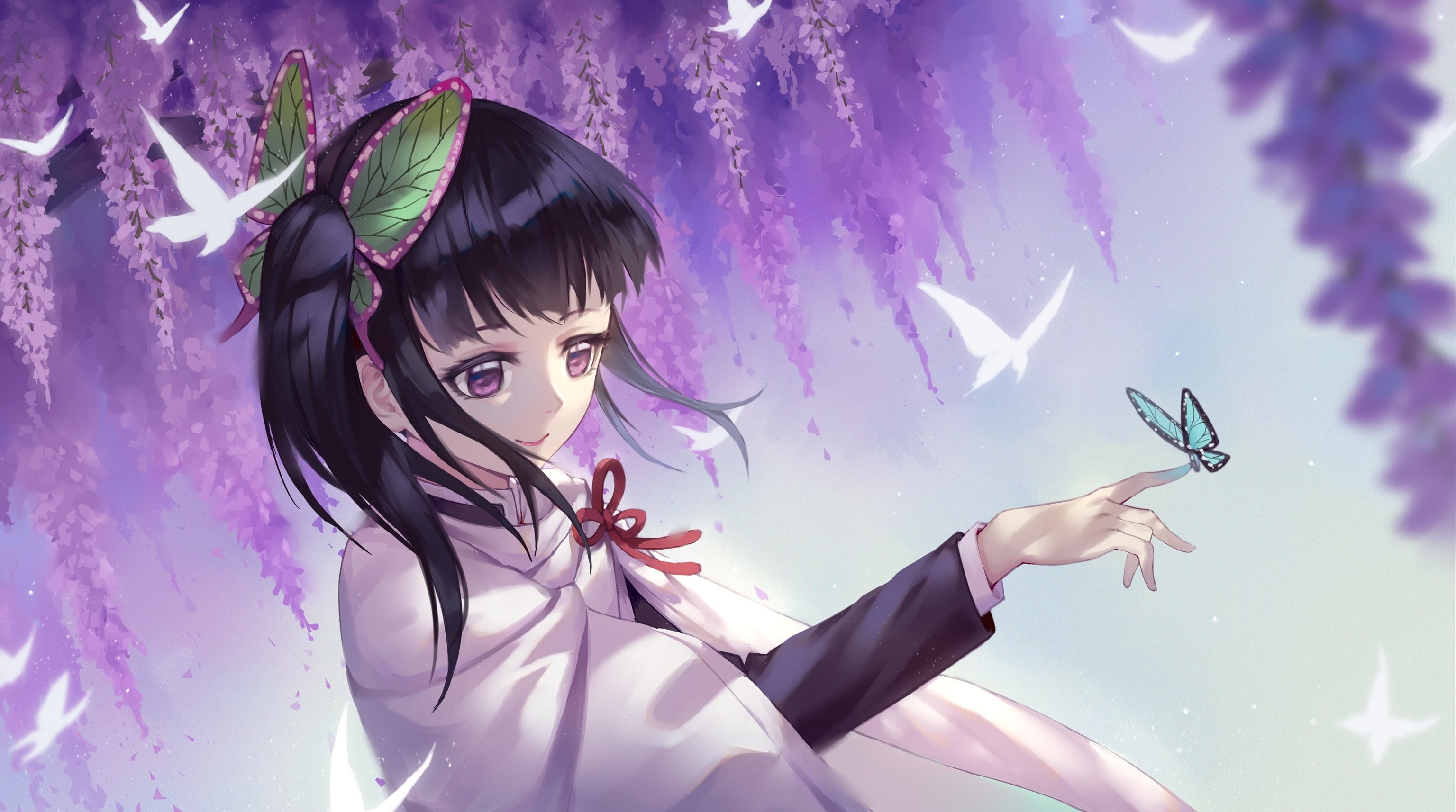 Demon Slayer: Kimetsu no Yaiba, Kanao Tsuyuri, Anime, 2K, HD Wallpaper