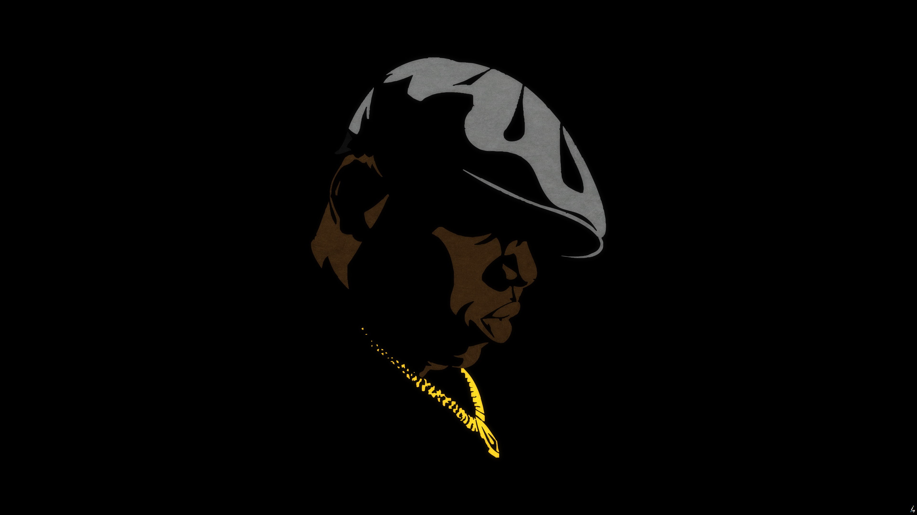 digital art, The Notorious B.I.G., Photoshop, 4K, hip hop, rap, fan art, Remaster, Adobe Illustrator, HD Wallpaper