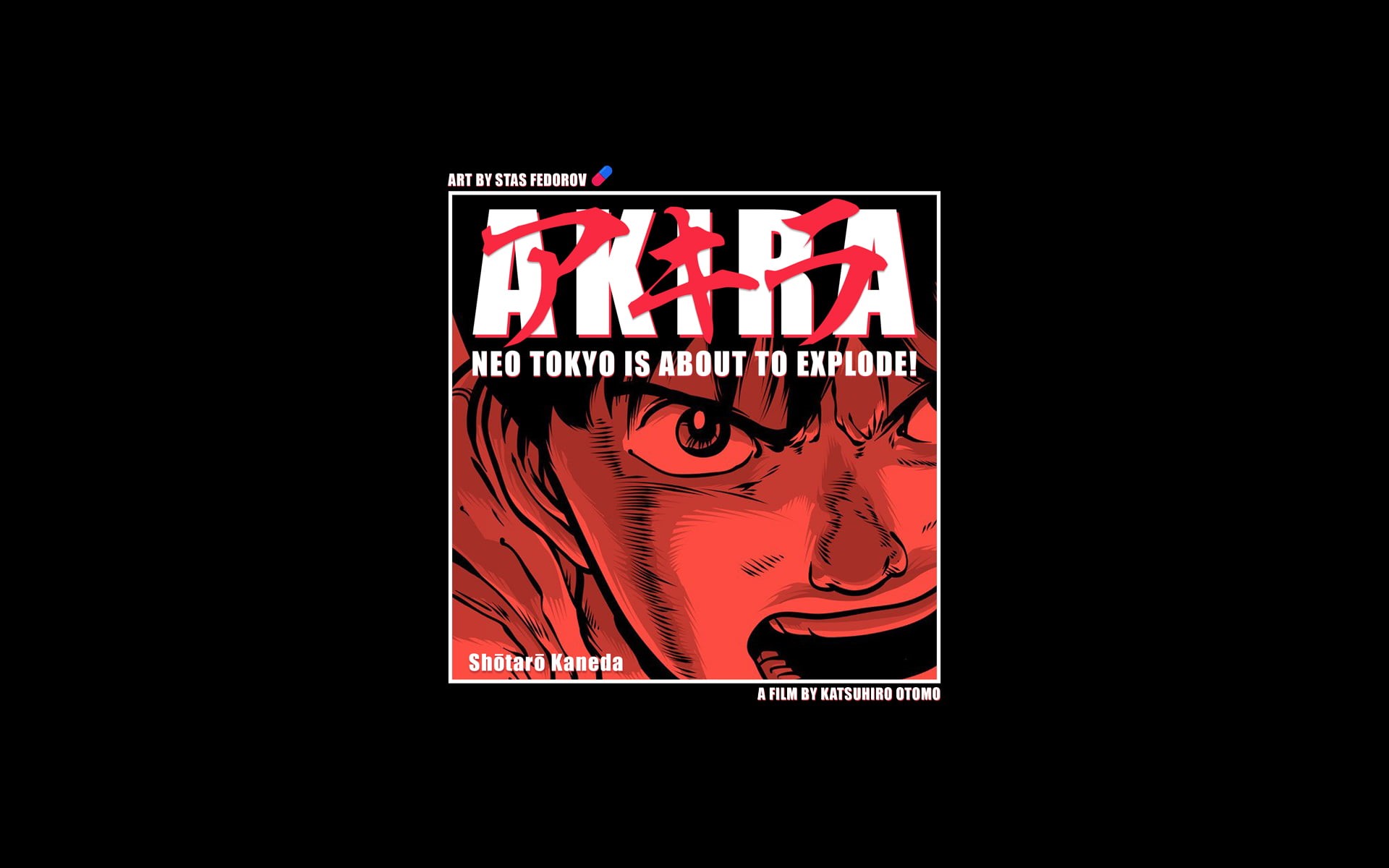 copy space, black background, advertisement, close-up, Akira, 1080P, information, cut out, Photoshop, illustration, western script, studio shot, kaneda, HD Wallpaper