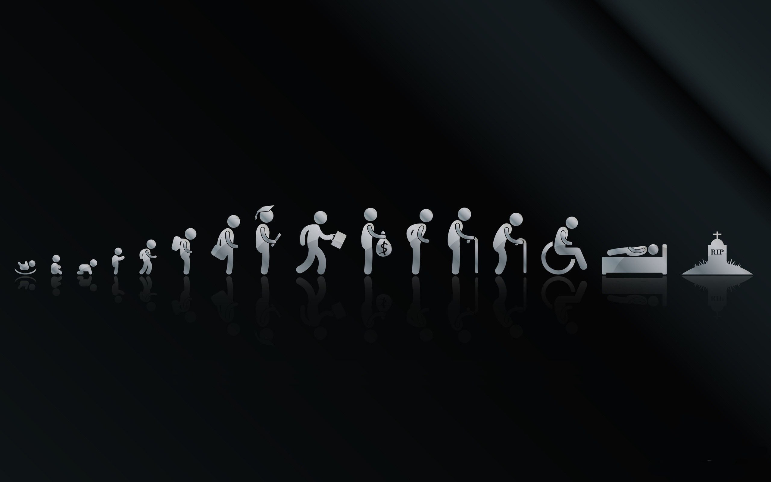 vector, money, symbol, illuminated, white, death, digital art, business, leadership, children, artwork, dark humor, animation, black Color, students, black background, HD Wallpaper