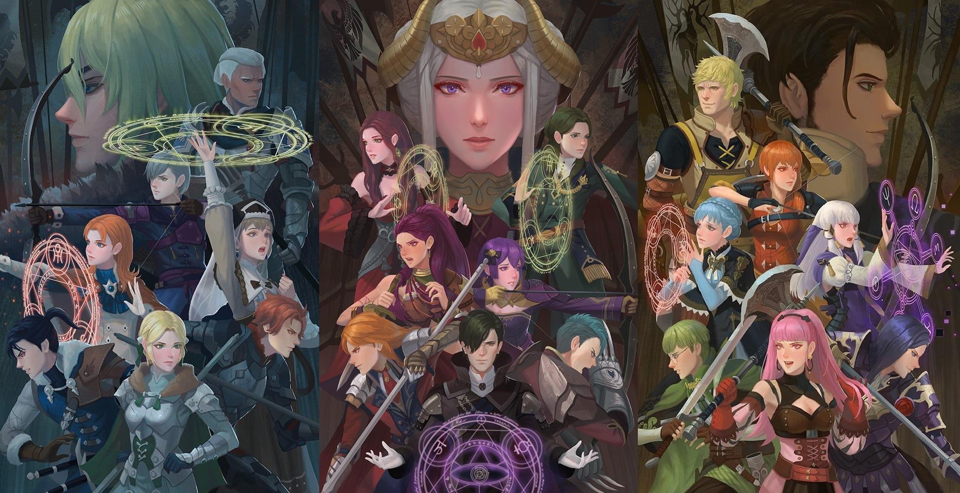 fantasy art, Fire Emblem, video game characters, video games, 1080P, fire emblem three houses, anime, HD Wallpaper