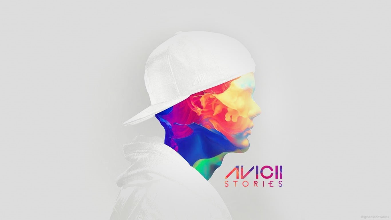 copy space, stories, clothing, avicii, multi colored, white color, headshot, album covers, studio shot, unrecognizable person, profile view, one person, HD Wallpaper