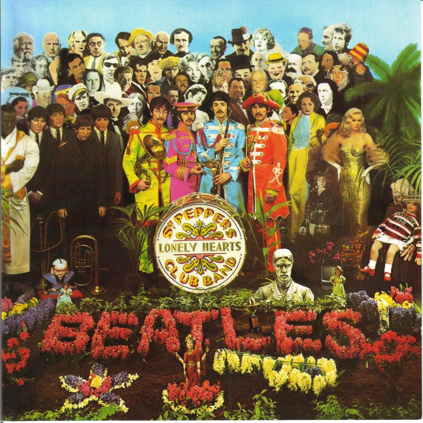 art, club, beatles, music, sgt, covers, hearts, band, entertainment, sgt. peppers lonely hearts club band, album, lonely, peppers, hd, The Beatles, 720P, Phone HD Wallpaper