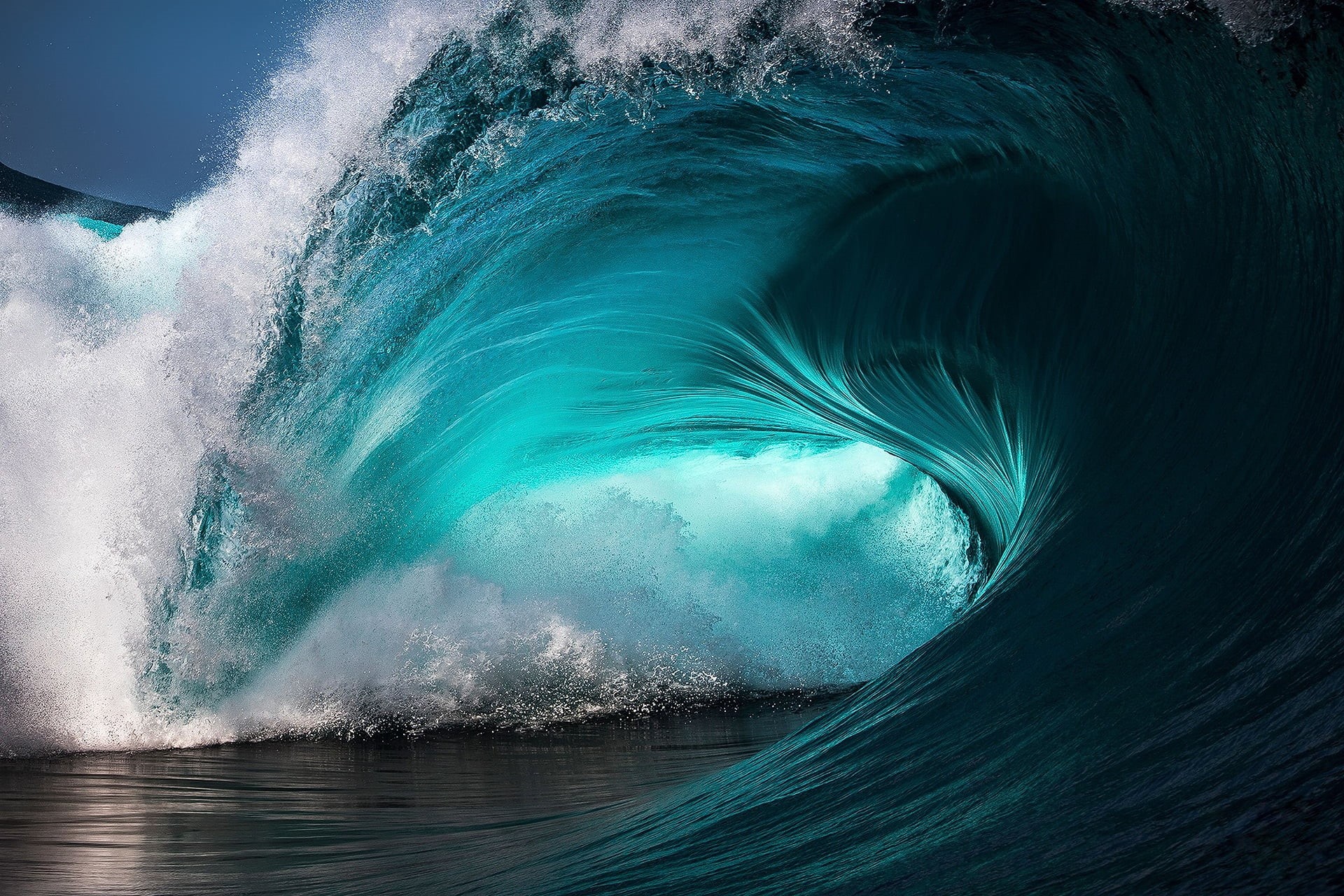turquoise, day, hitting, sport, ocean, no People, beach, outdoors, surf, tropical Climate, action, nature, pacific Ocean, beauty In Nature, pipeline Wave, HD Wallpaper