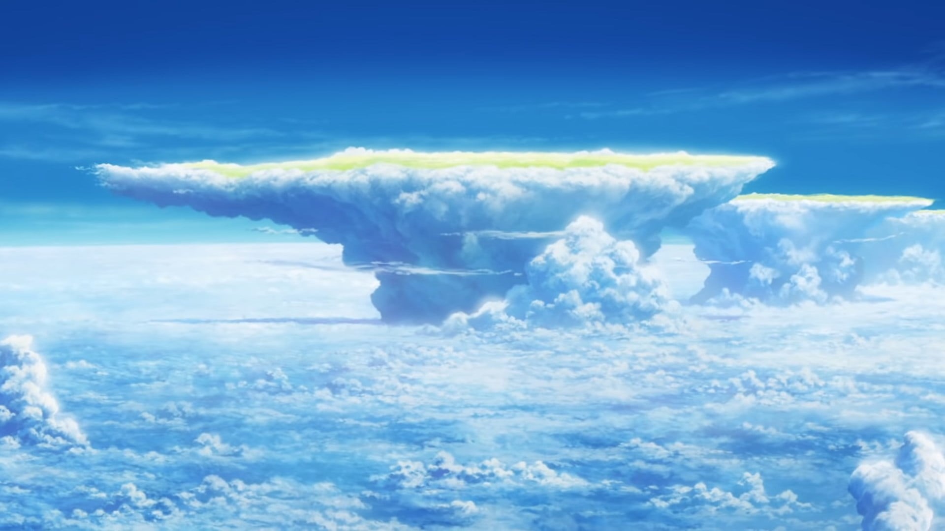 Cloud, Weathering With You, 1080P, Anime, HD Wallpaper