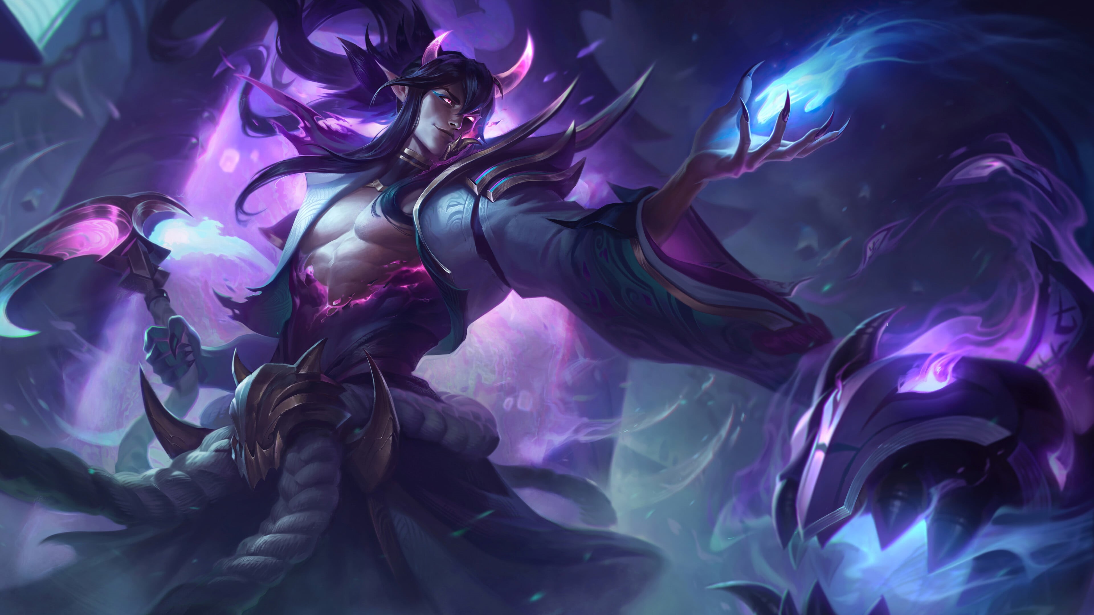 Support (League Of Legends), Riot Games, 4K, Thresh, supporters, League of Legends, spirit blossom, Thresh (League Of Legends), HD Wallpaper