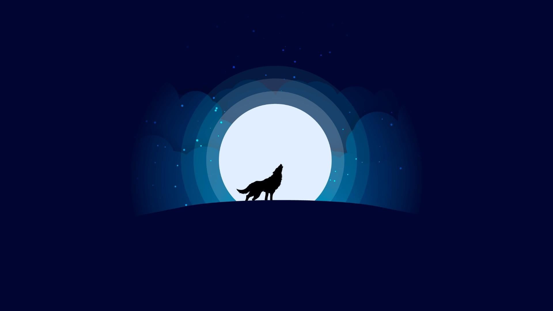 minimalism, nature, sky, one person, graphics, day, stars, men, architecture, standing, artistic, unrecognizable person, silhouette, low angle view, real people, HD Wallpaper
