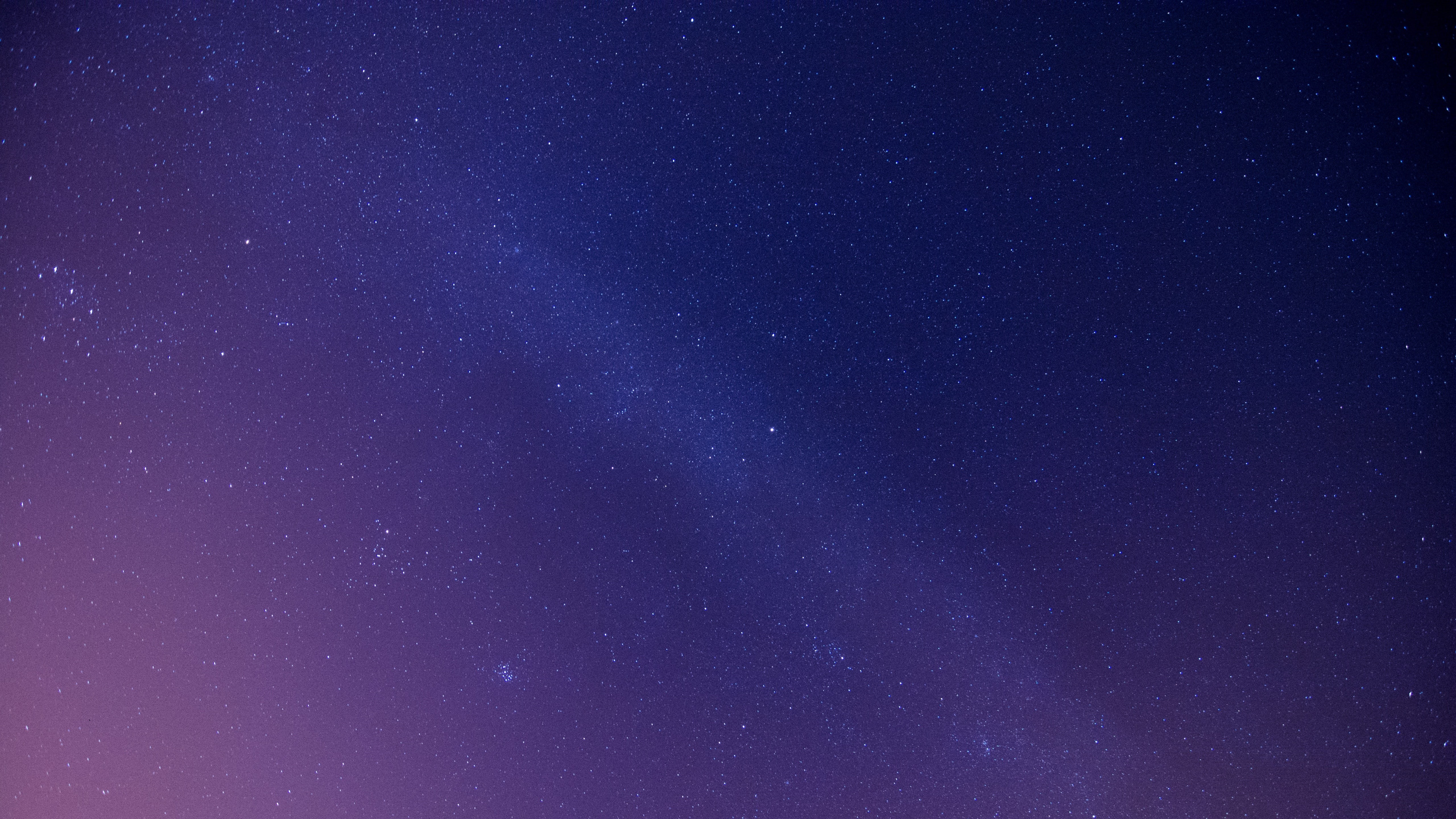 5K, stars, astrophotography, night sky, universe, astronomy, milky way, night, starry sky, blue, space, sky, purple, galaxy, outer space, HD Wallpaper