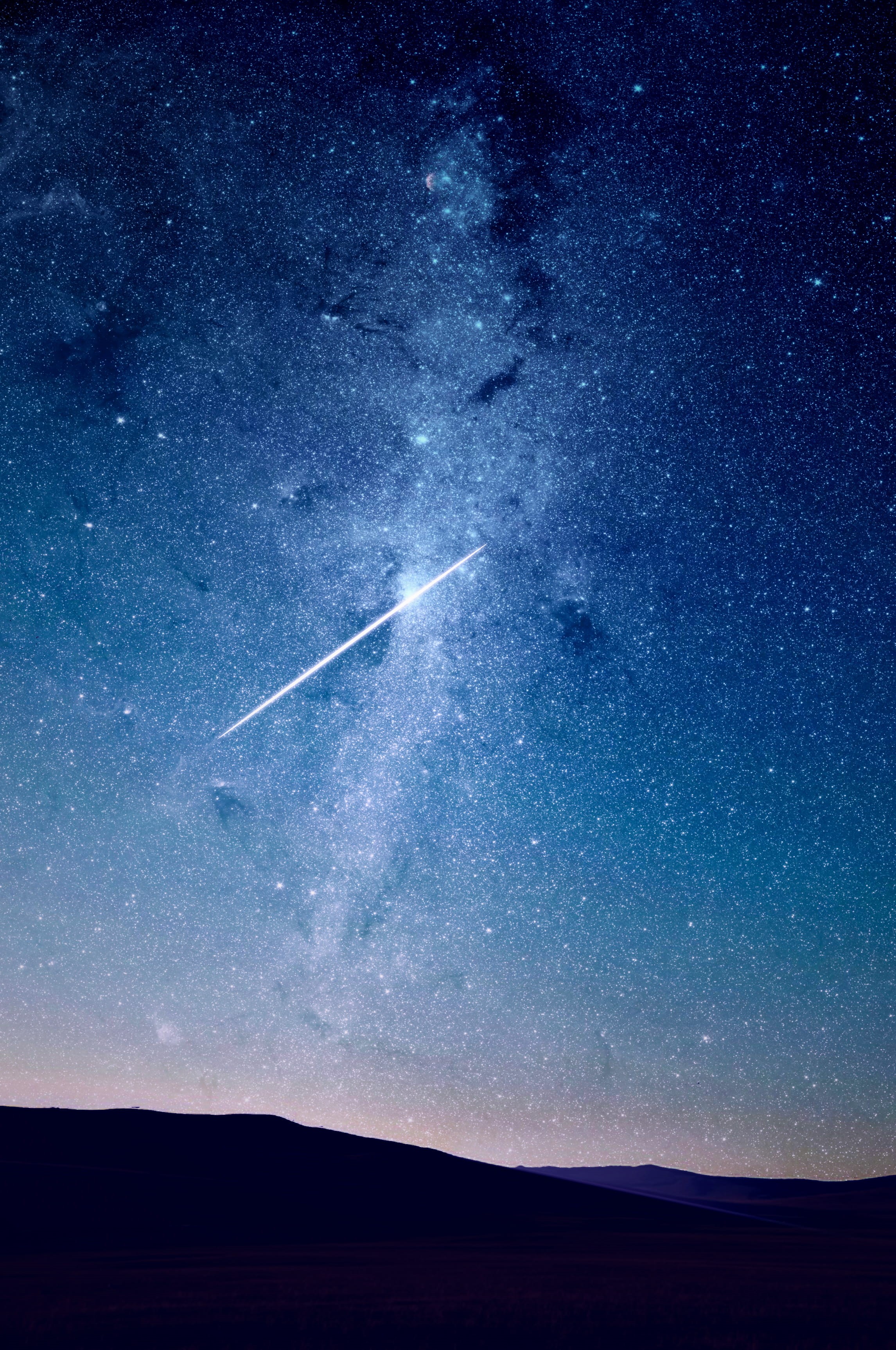 dusk, cosmo, galaxy, beauty in nature, nature, cloud - sky, tranquility, shooting star, photography, lock screen background, no people, galaxy background, Phone HD Wallpaper