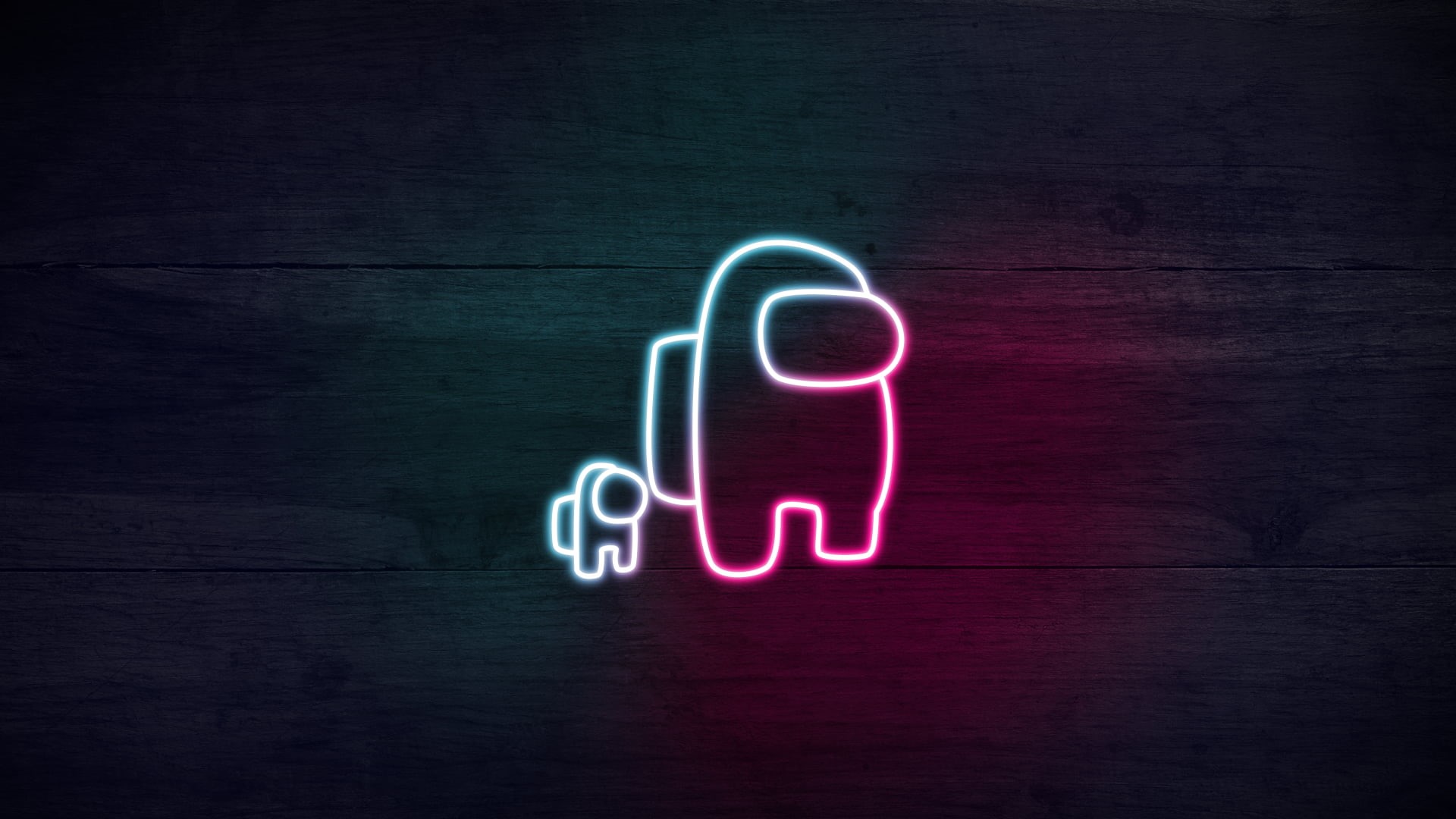 1080P, minimalism, video games, Retro style, artwork, digital, Among us, HD Wallpaper