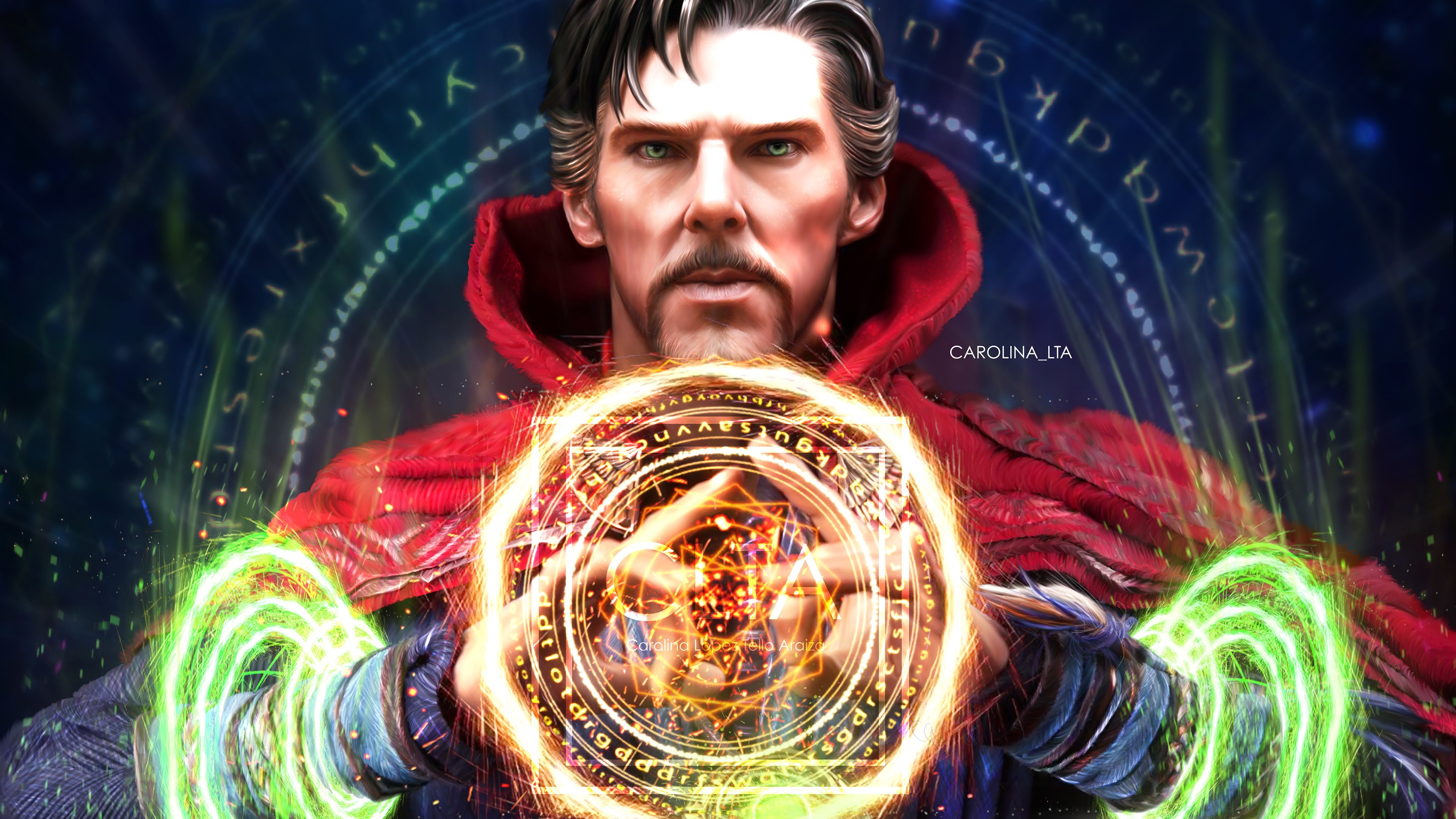artist, digital art, behance, artwork, superheroes, 4K, doctor strange, 4k, illustration, HD Wallpaper