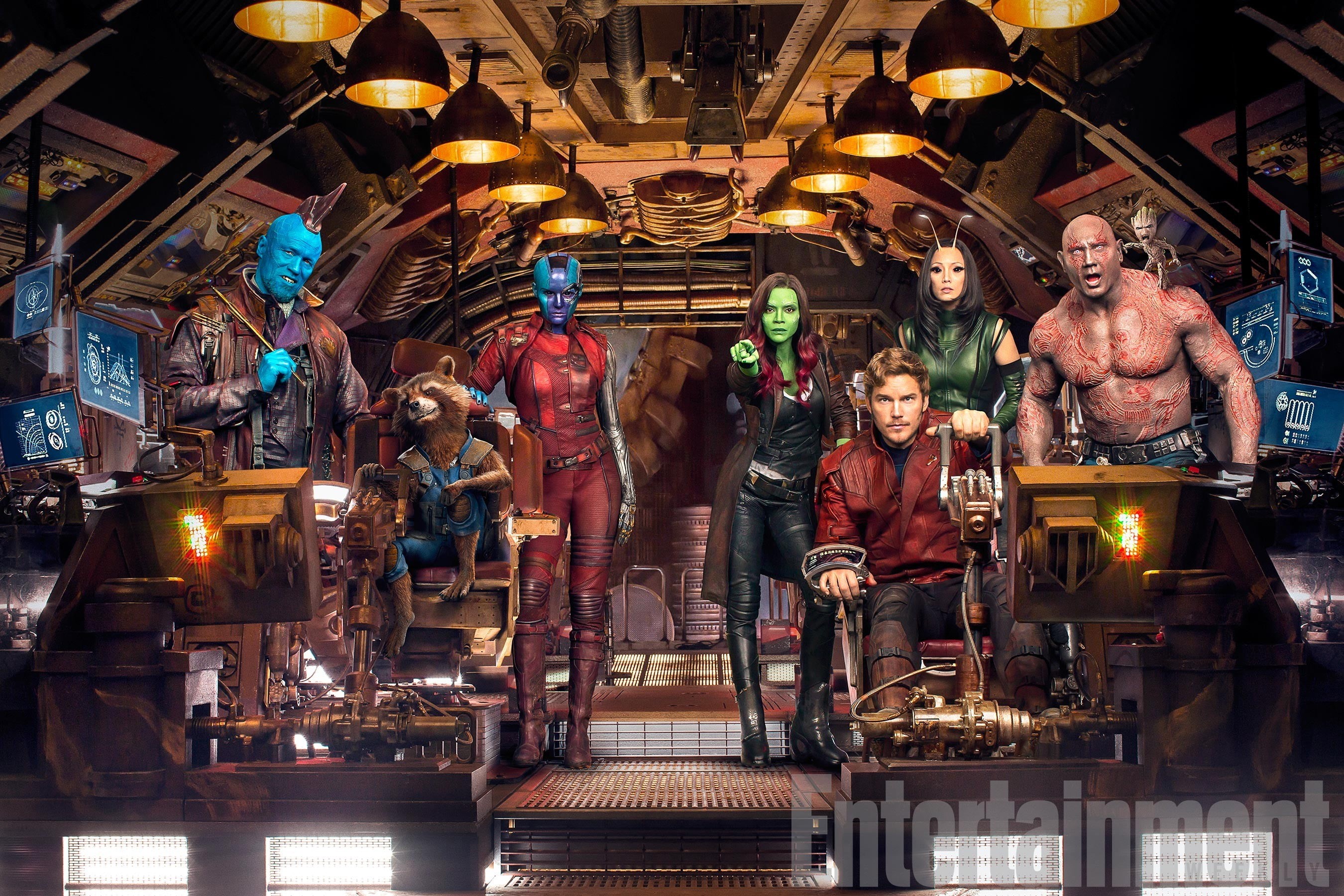 group of people, Guardians of the Galaxy, women, real people, digital, Rocket Raccoon, 2K, lighting equipment, leisure activity, people, indoors, casual clothing, HD Wallpaper