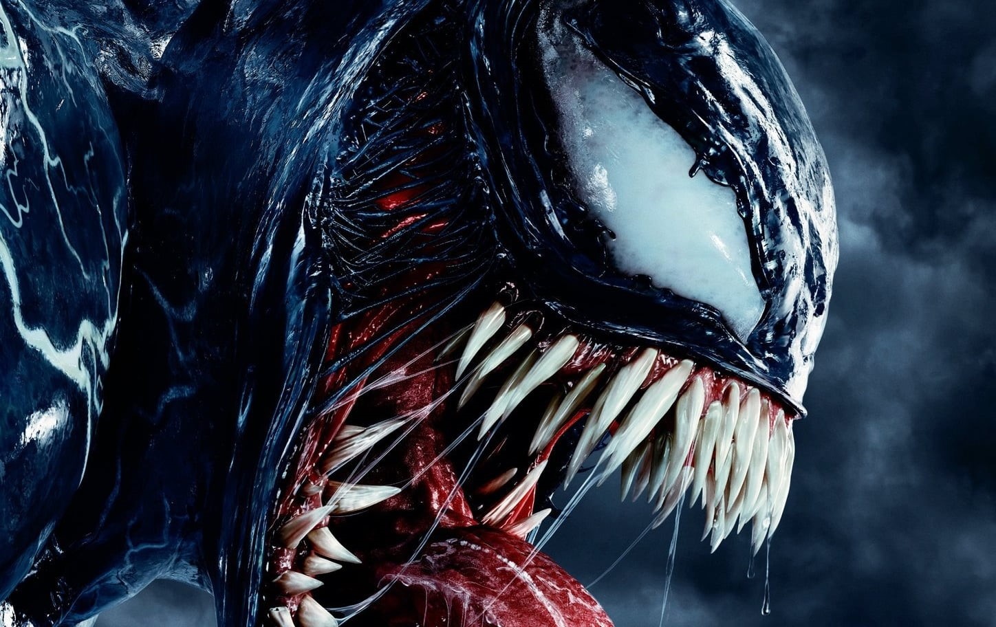 day, no people, outdoors, arts culture and entertainment, Symbiote, teeth, cold temperature, focus on foreground, creativity, Marvel Comics, nature, art and craft, HD Wallpaper