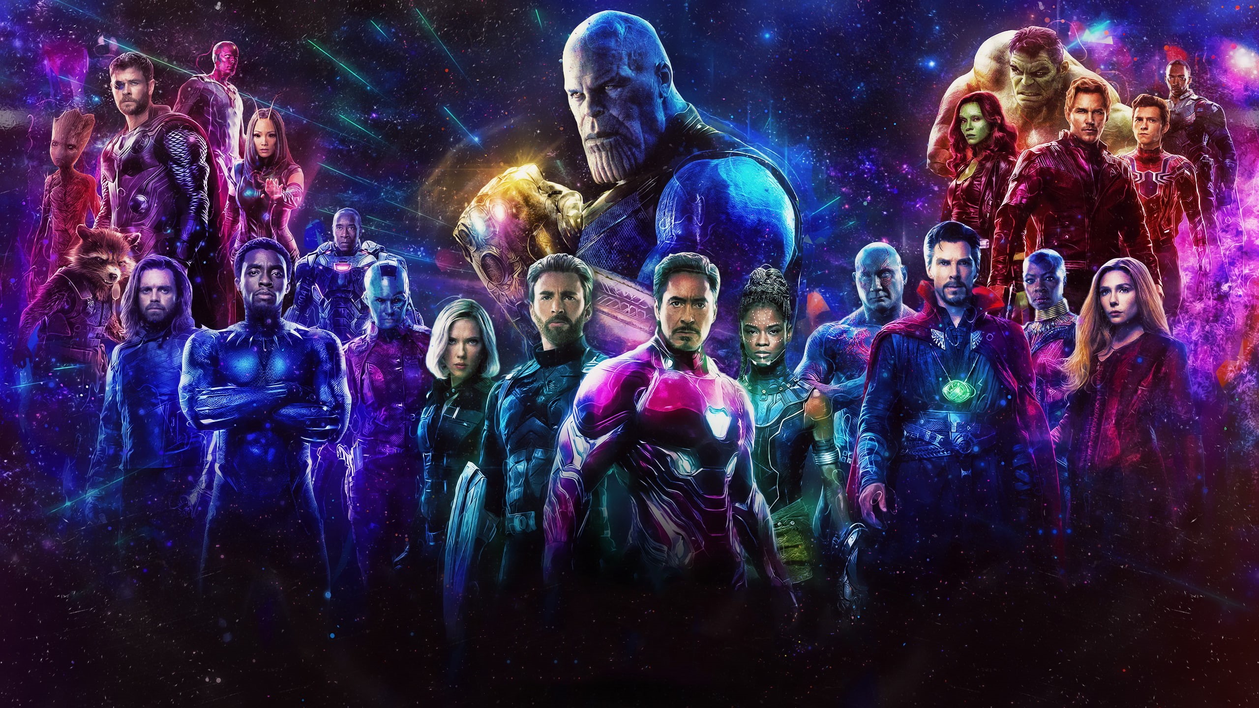 Doctor Strange, Groot, Falcon (Marvel Comics), Thor, War Machine, Nebula (Marvel Comics), Rocket Raccoon, Vision (Marvel Comics), Spider-Man, Drax The Destroyer, HD Wallpaper
