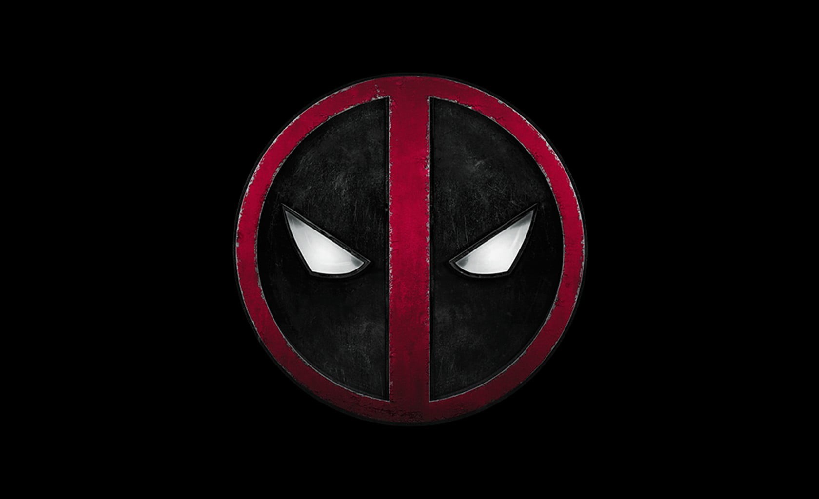 close-up, circle, copy space, cut out, studio shot, no people, communication, indoors, single object, geometric shape, still life, Deadpool, shape, night, HD Wallpaper