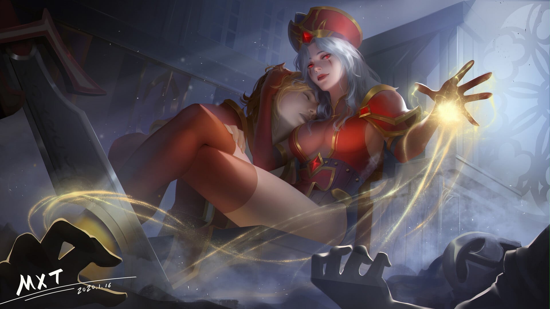 World of Warcraft: Battle for Azeroth, World of Warcraft Legion, World of Warcraft, Scarlet_Crusade, World of Warcraft: Cataclysm, Sally Whitemane, 1080P, HD Wallpaper