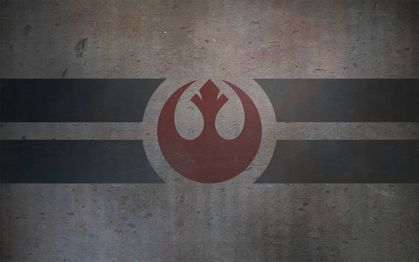 Rebel Alliance, digital art, 720P, logo, grunge, Star Wars, HD Wallpaper
