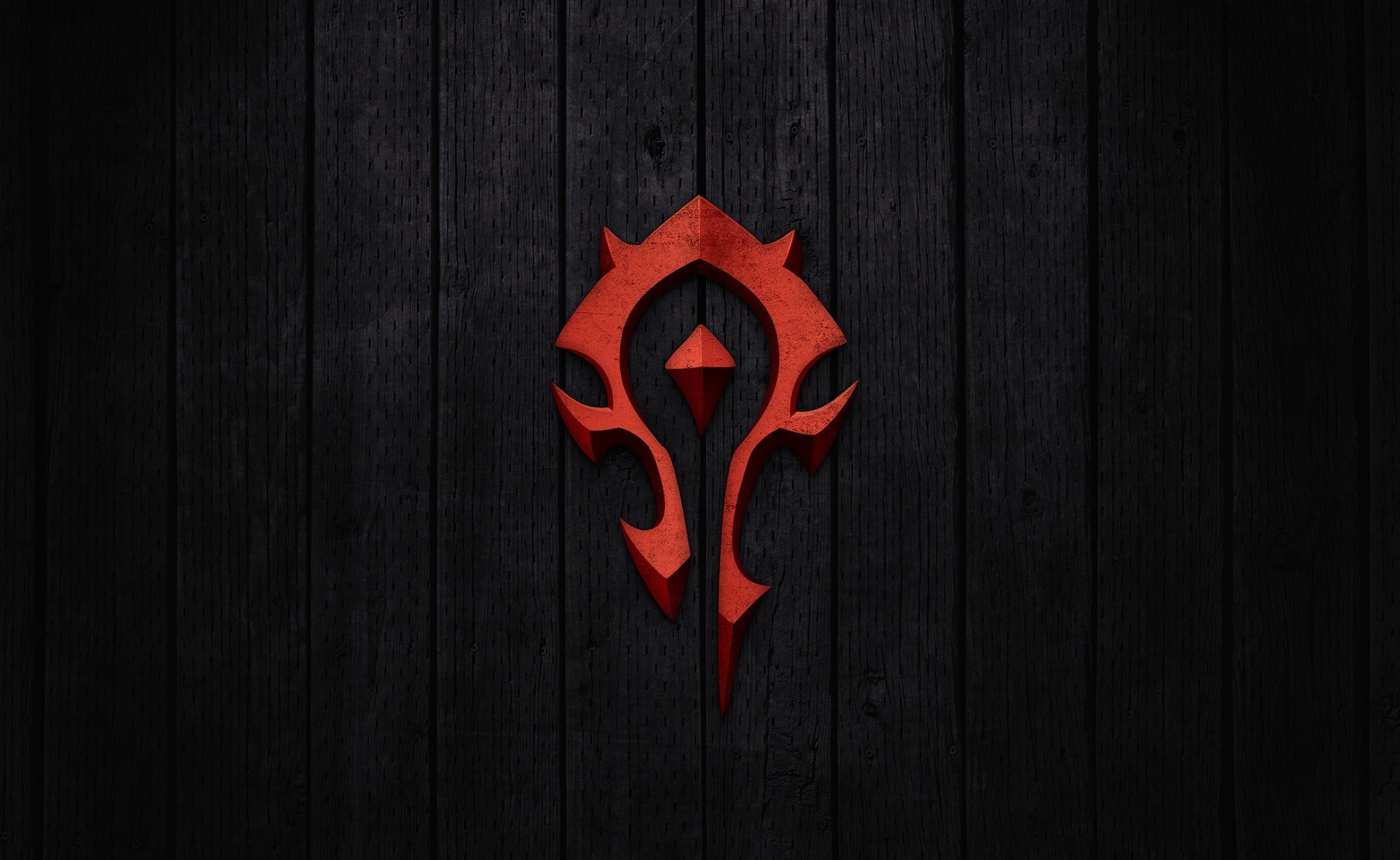 food and drink, dark, nature, celebration, halloween, Games, World Of Warcraft, sign, indoors, wood - material, red, copy space, warcraft, star shape, horde sign, HD Wallpaper