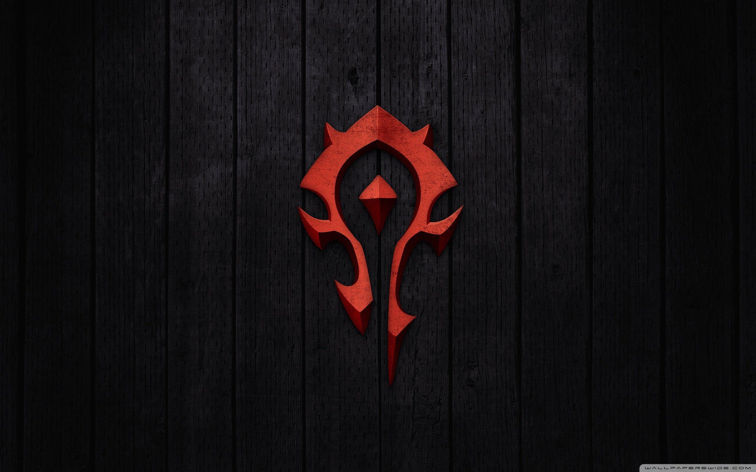 sign, videogames, 2K, warcraft, world, horde, android, HD Wallpaper