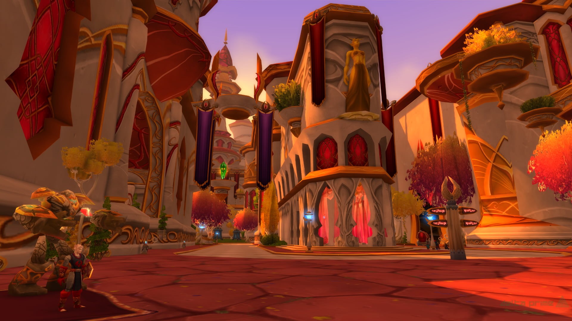 horde, Blood Elf, Silvermoon City, World of Warcraft: The Burning Crusade, 1080P, HD Wallpaper