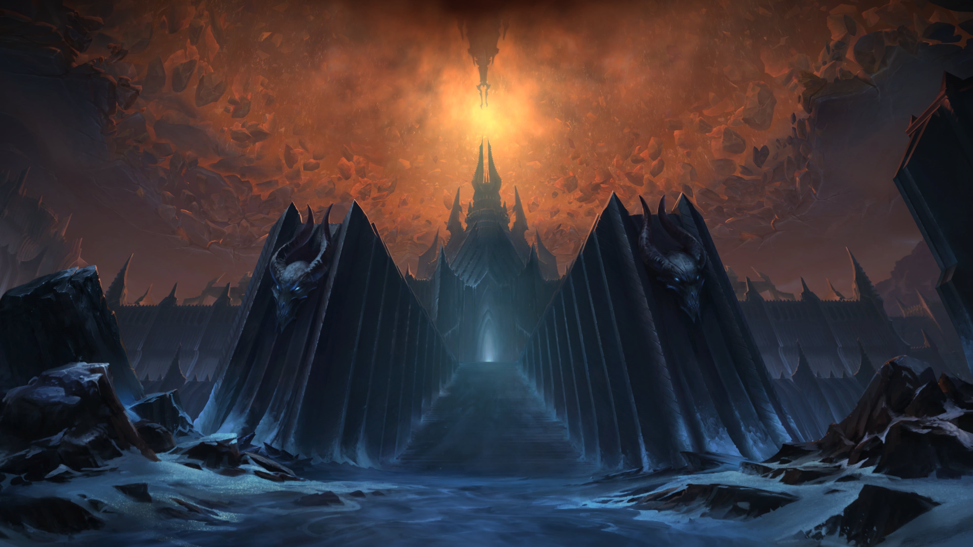 video game art, 4K, Blizzard Entertainment, World of Warcraft: Shadowlands, HD Wallpaper