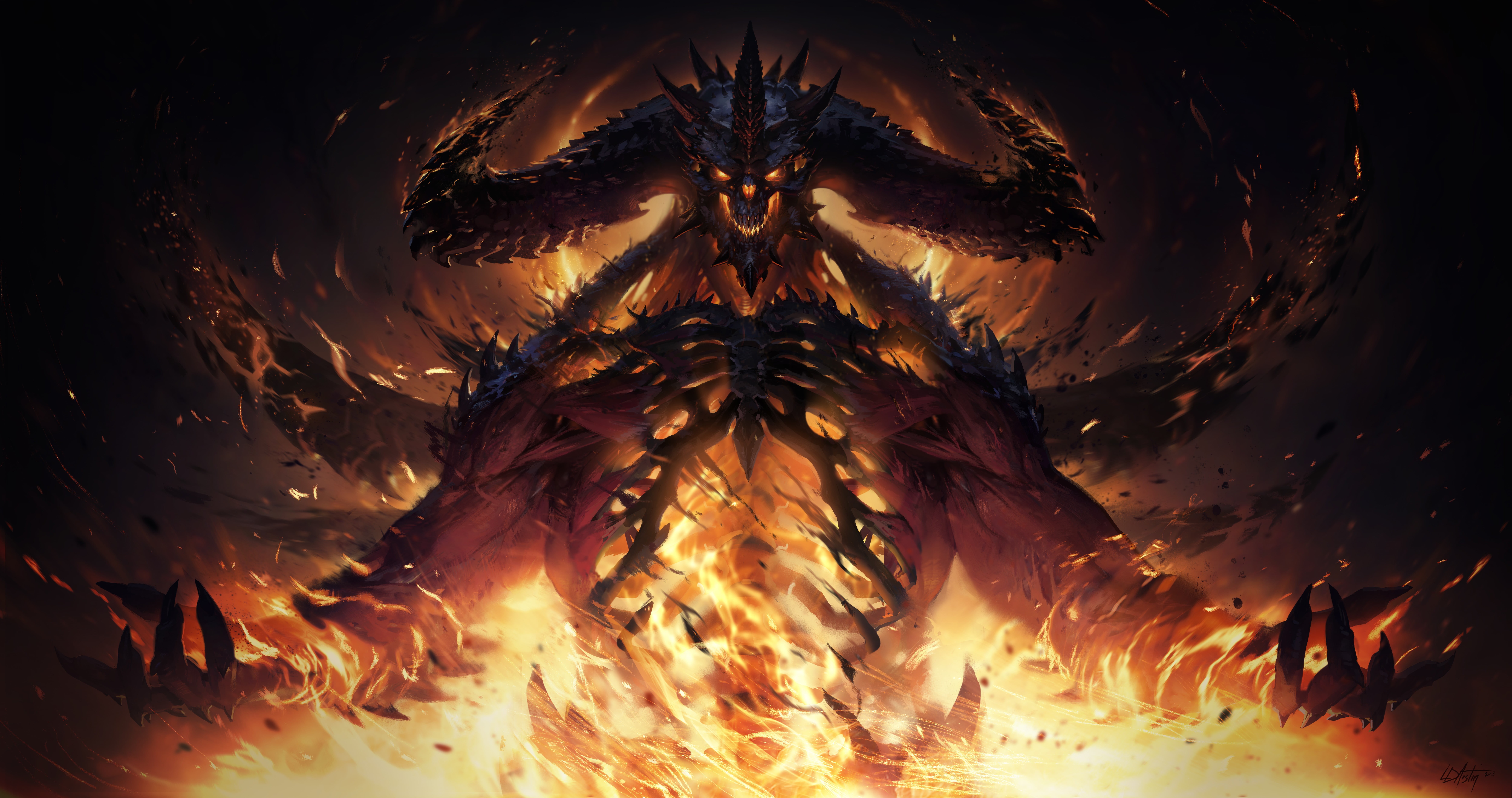 Blizzard Entertainment, Diablo, 8K, Diablo Immortal, Video Game Art, HD Wallpaper