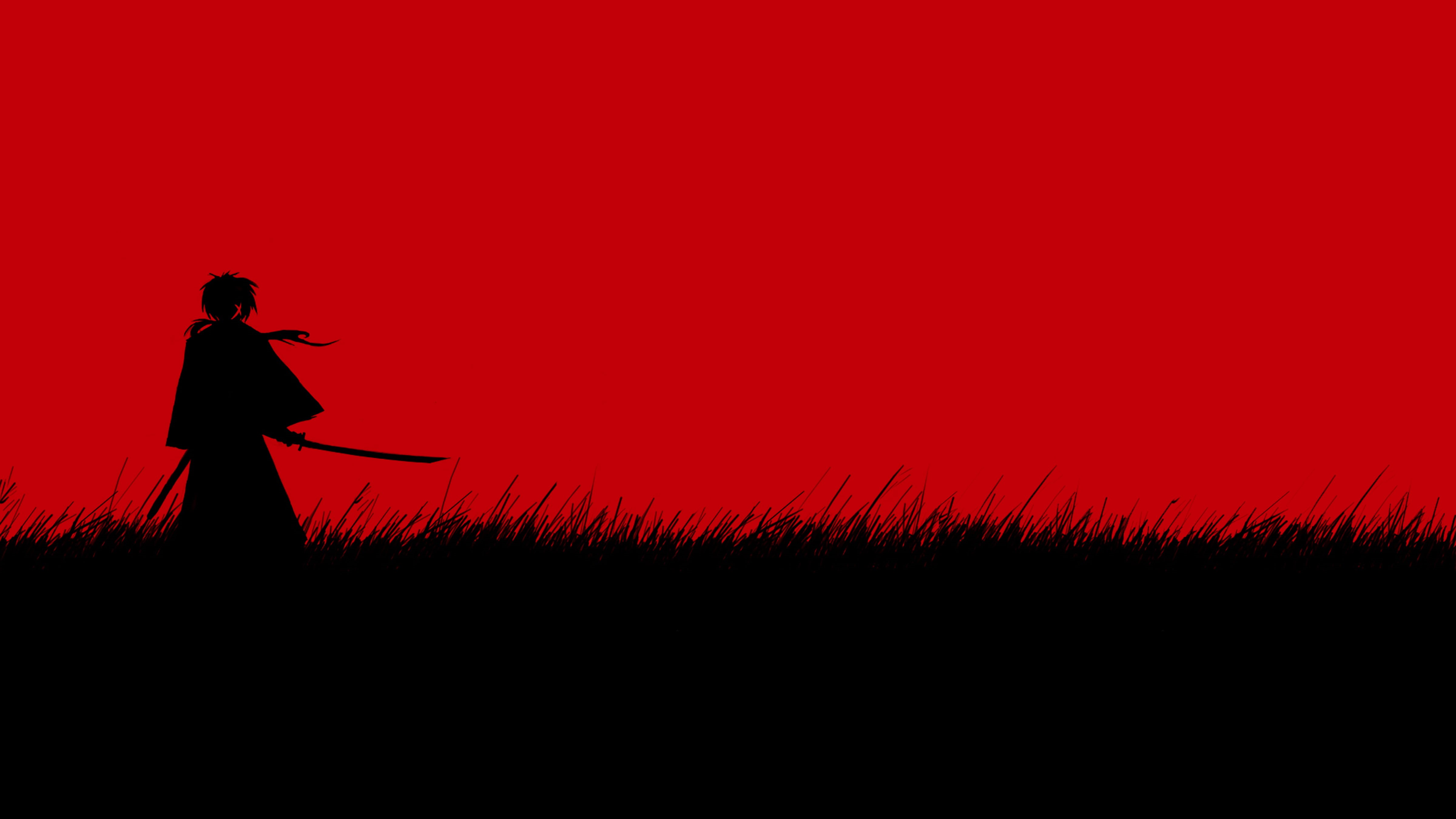 land, profile view, silhouette, landscape, environment, red, field, 4K, plant, area, agriculture, sky, rural scene, adult, black, white, occupation, rug, HD Wallpaper