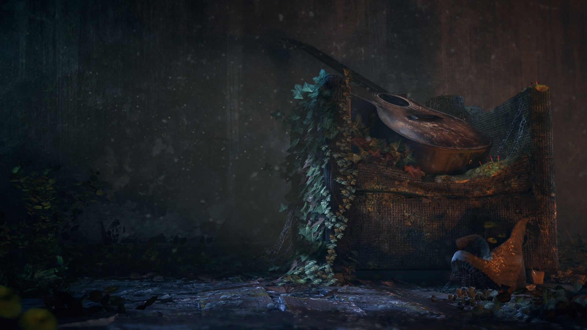full length, animal wildlife, no people, guitar, outdoors, fan art, The Last of Us 2, vertebrate, The Last of Us II, old, 1080P, The Last of Us Part 2, HD Wallpaper