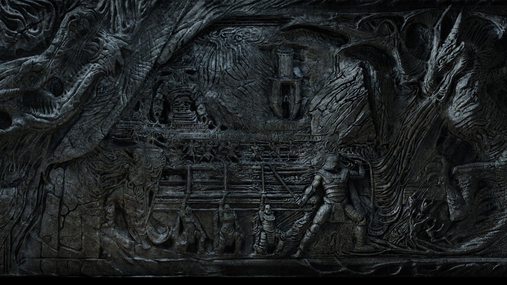 video games, carving - craft product, The Elder Scrolls V: Skyrim, decor, representation, gray, creativity, steel, wooden, nature, art and craft, textured, HD Wallpaper