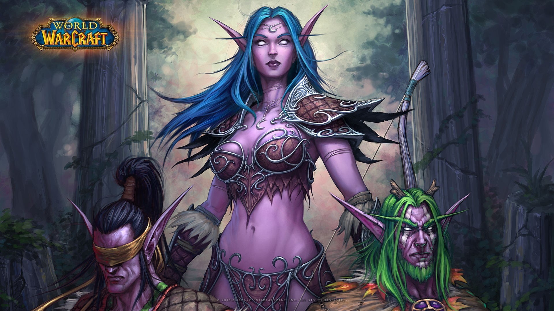 female likeness, real people, fantasy girl, women, adult, front view, young adult, sculpture, Blizzard Entertainment, religion, Malfurion, young women, HD Wallpaper