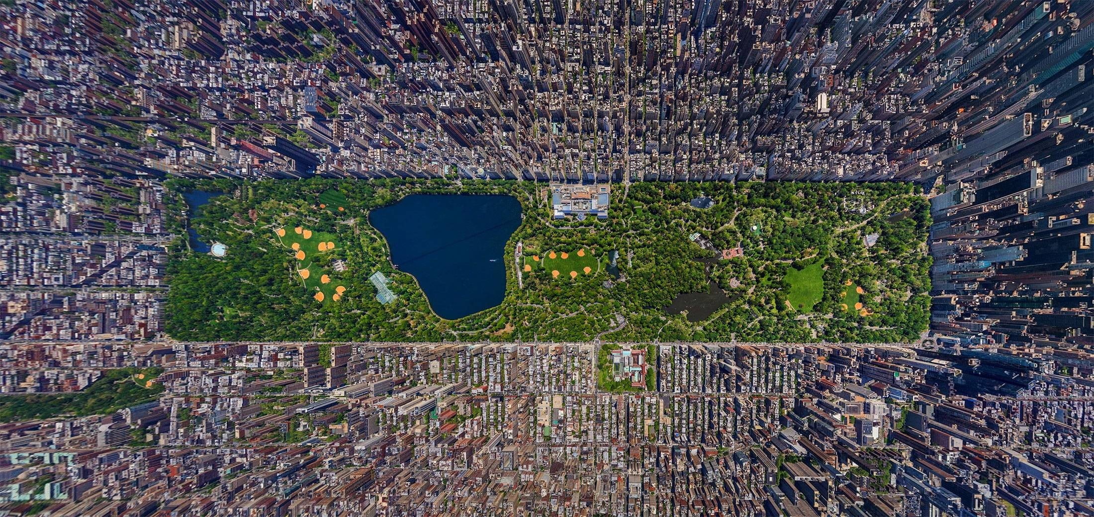water, photography, travel, landscape, green, nature, architecture, street, city, green color, travel destinations, backgrounds, aerial, New York City, HD Wallpaper