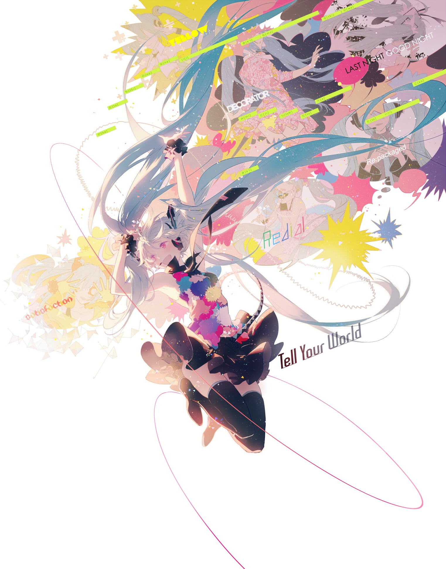 rella, Hatsune Miku, 1080P, Vocaloid, artwork, Phone HD Wallpaper