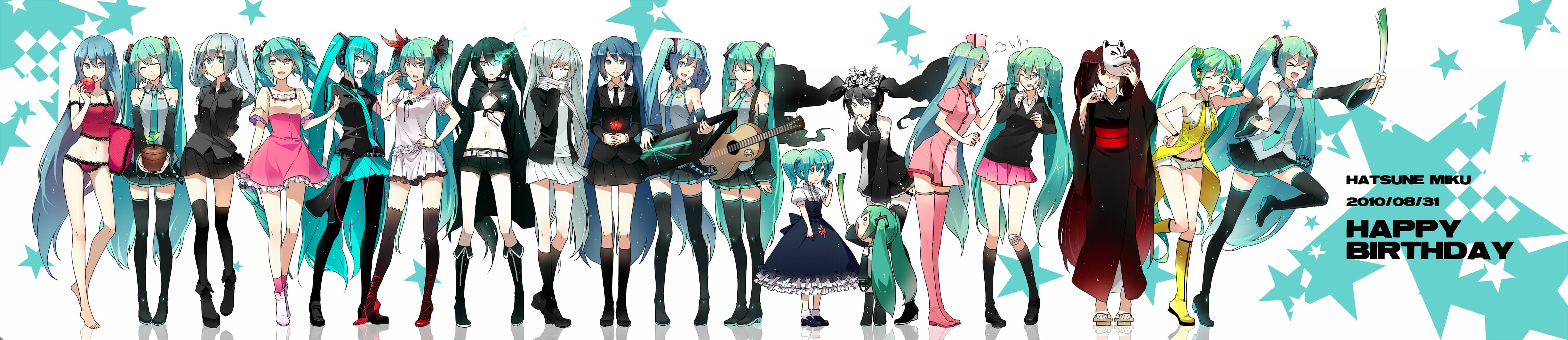 Hatsune Miku, artwork, Vocaloid, rella, 4K, HD Wallpaper
